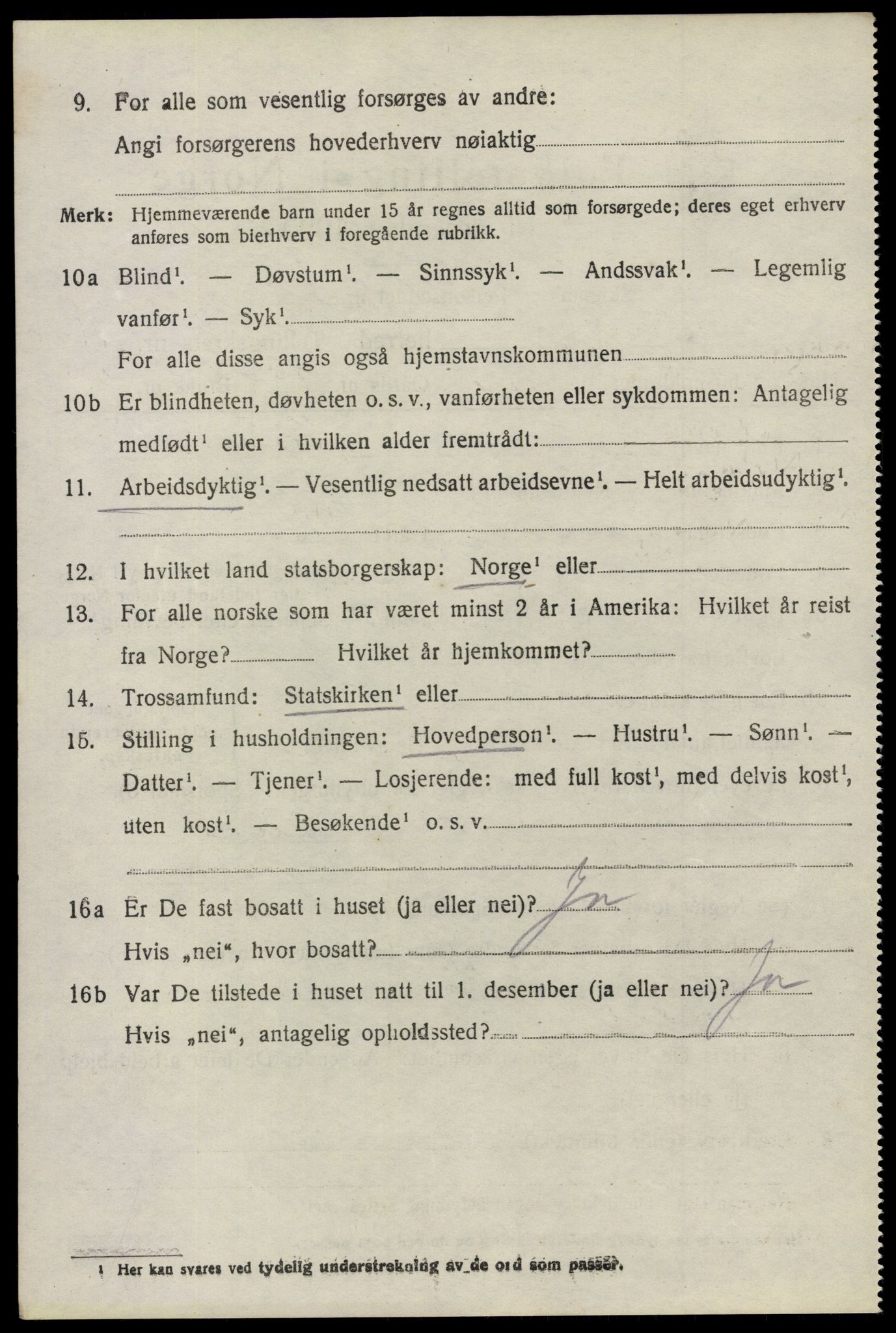 SAO, 1920 census for Tune, 1920, p. 14939