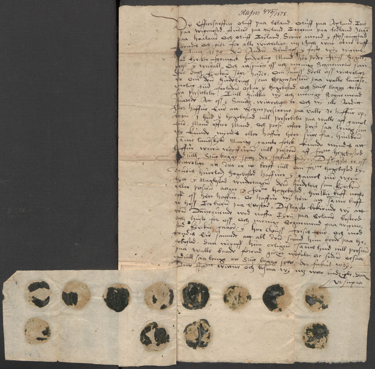 Riksarkivets diplomsamling, AV/RA-EA-5965/F15/L0031: Prestearkiv - Aust-Agder, Vest-Agder og Rogaland, 1575-1768, p. 89