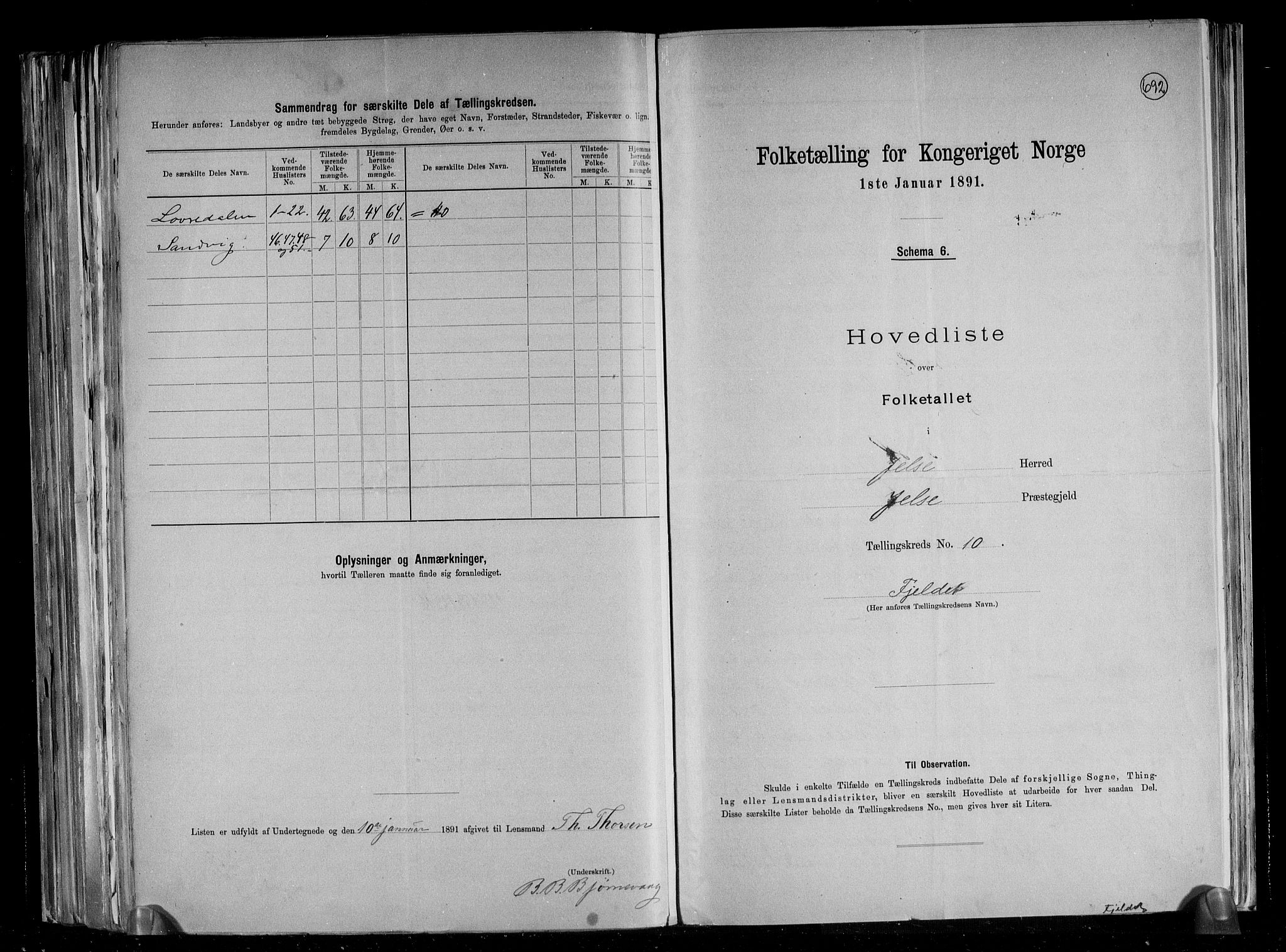 RA, 1891 census for 1138 Jelsa, 1891, p. 24