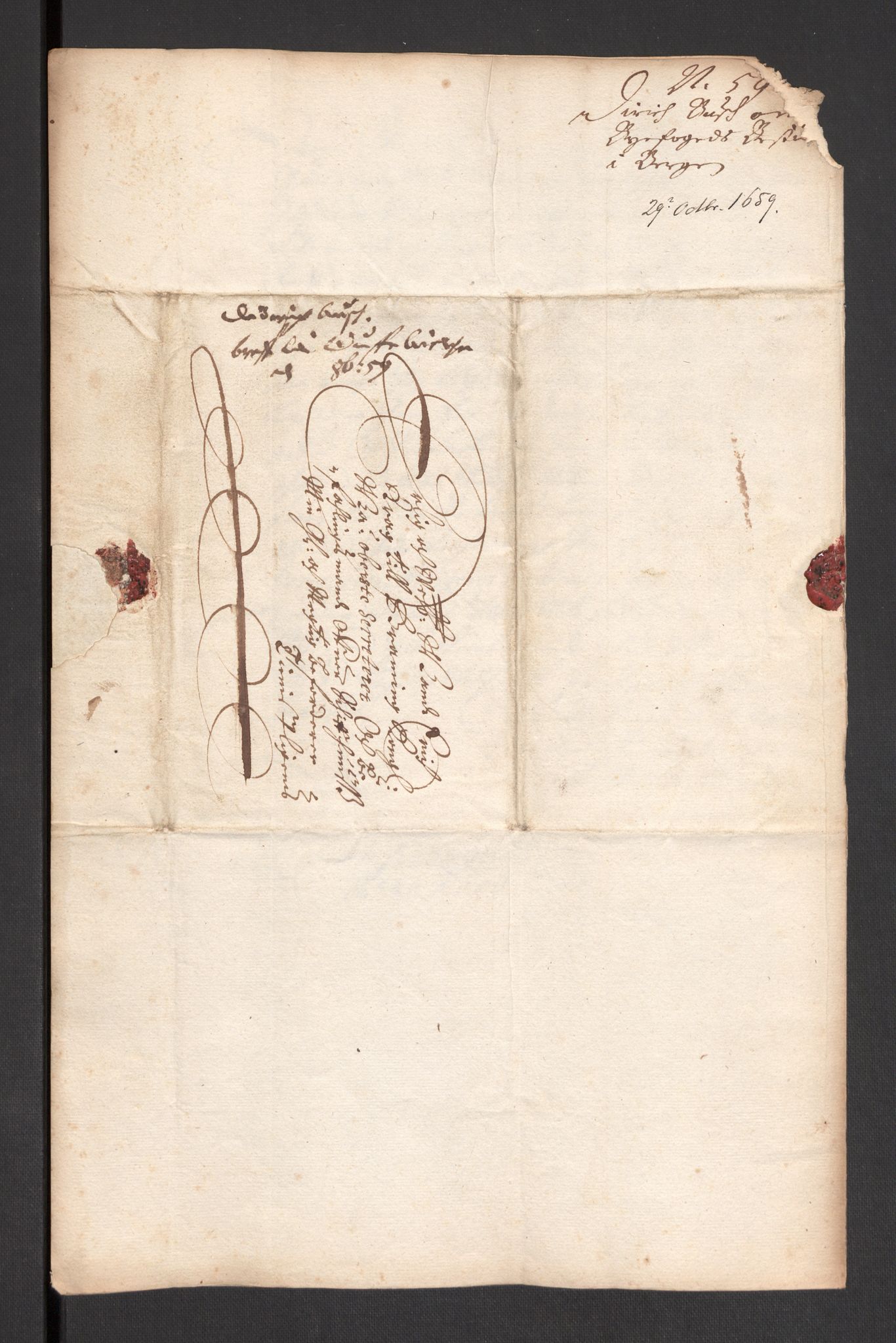 Danske Kanselli 1572-1799, AV/RA-EA-3023/F/Fc/Fcc/Fcca/L0019: Norske innlegg 1572-1799, 1658-1660, p. 402