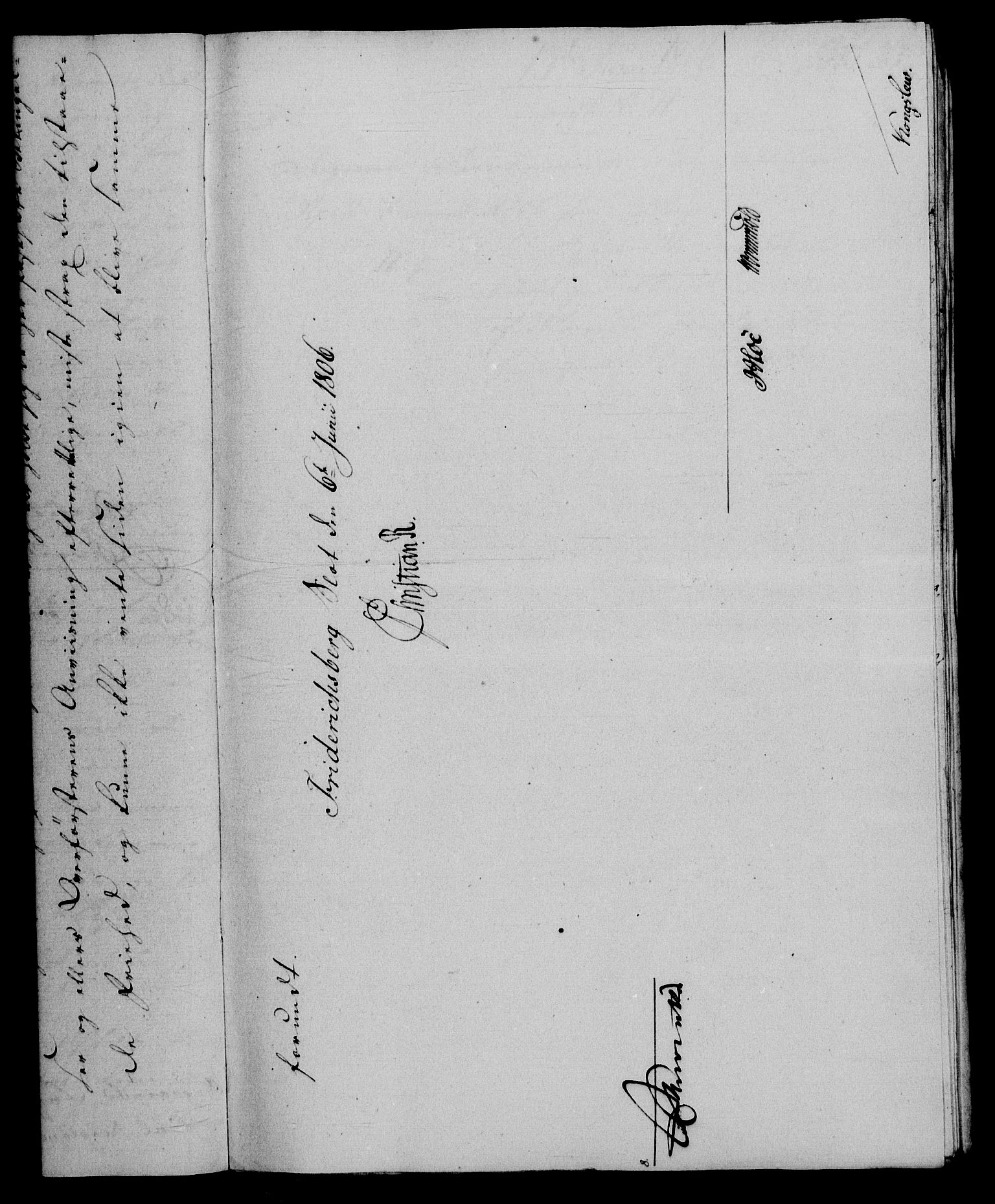 Rentekammeret, Renteskriverkontorene, AV/RA-EA-3115/M/Mf/Mfb/L0007: Relasjons- og resolusjonsprotokoll med register (merket RK 54.13), 1805-1806