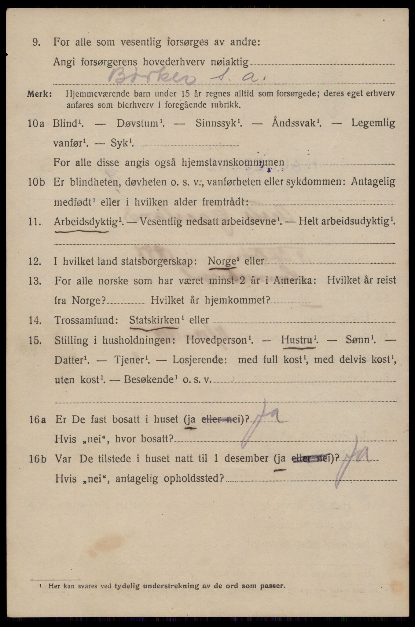 SAST, 1920 census for Haugesund, 1920, p. 21428