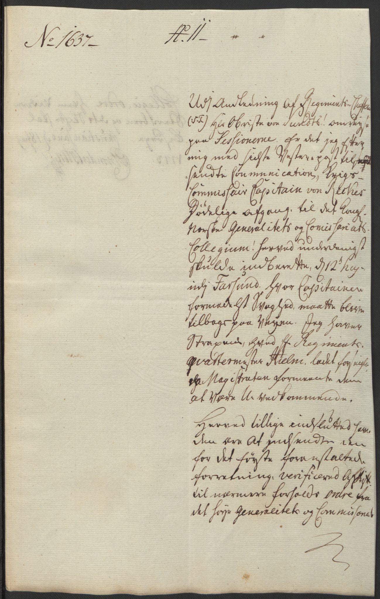 Forsvaret, Generalauditøren, AV/RA-RAFA-1772/F/Fj/Fja/L0024: --, 1751-1814, p. 267