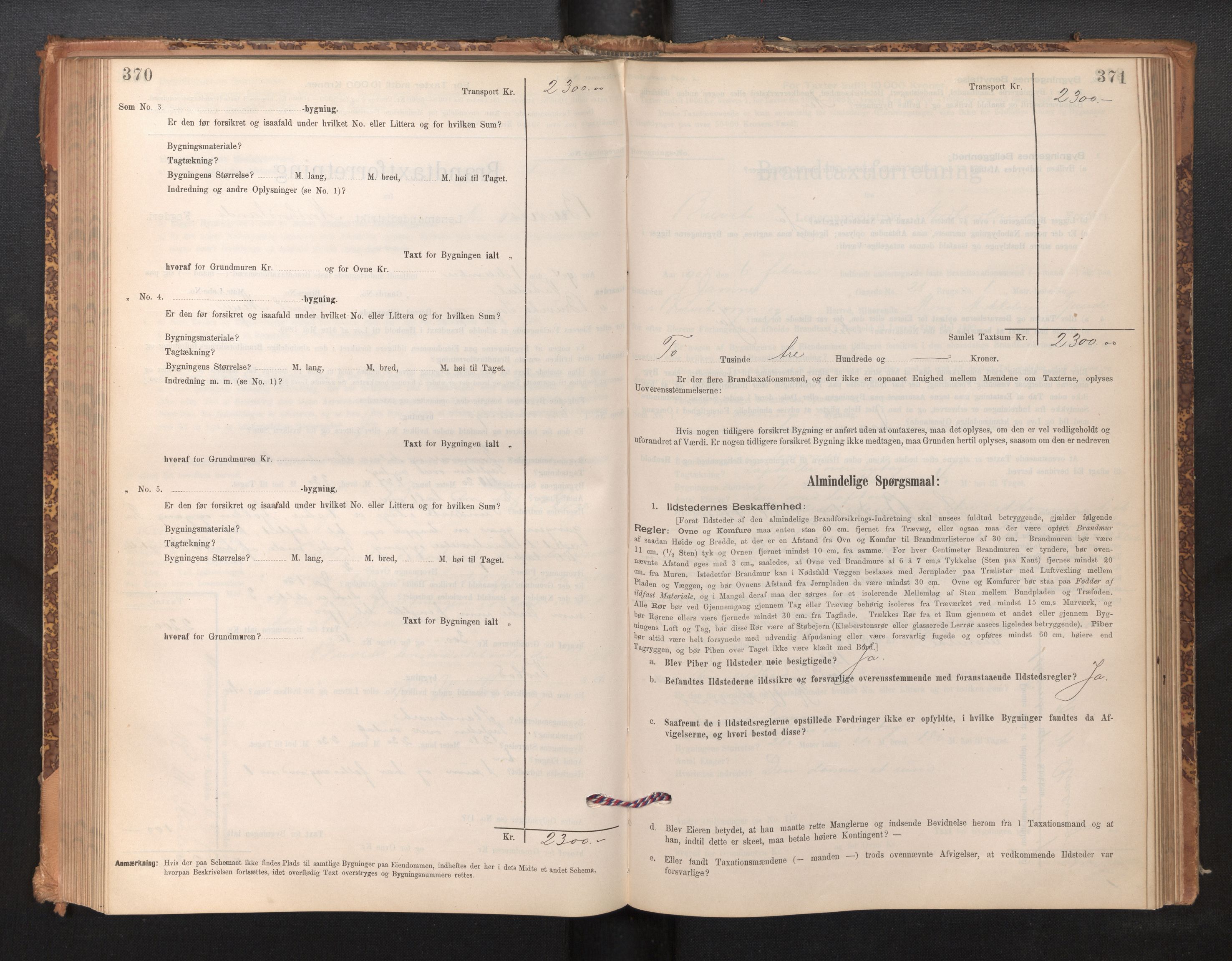 Lensmannen i Bruvik, SAB/A-31301/0012/L0006: Branntakstprotokoll, skjematakst, 1894-1906, p. 370-371
