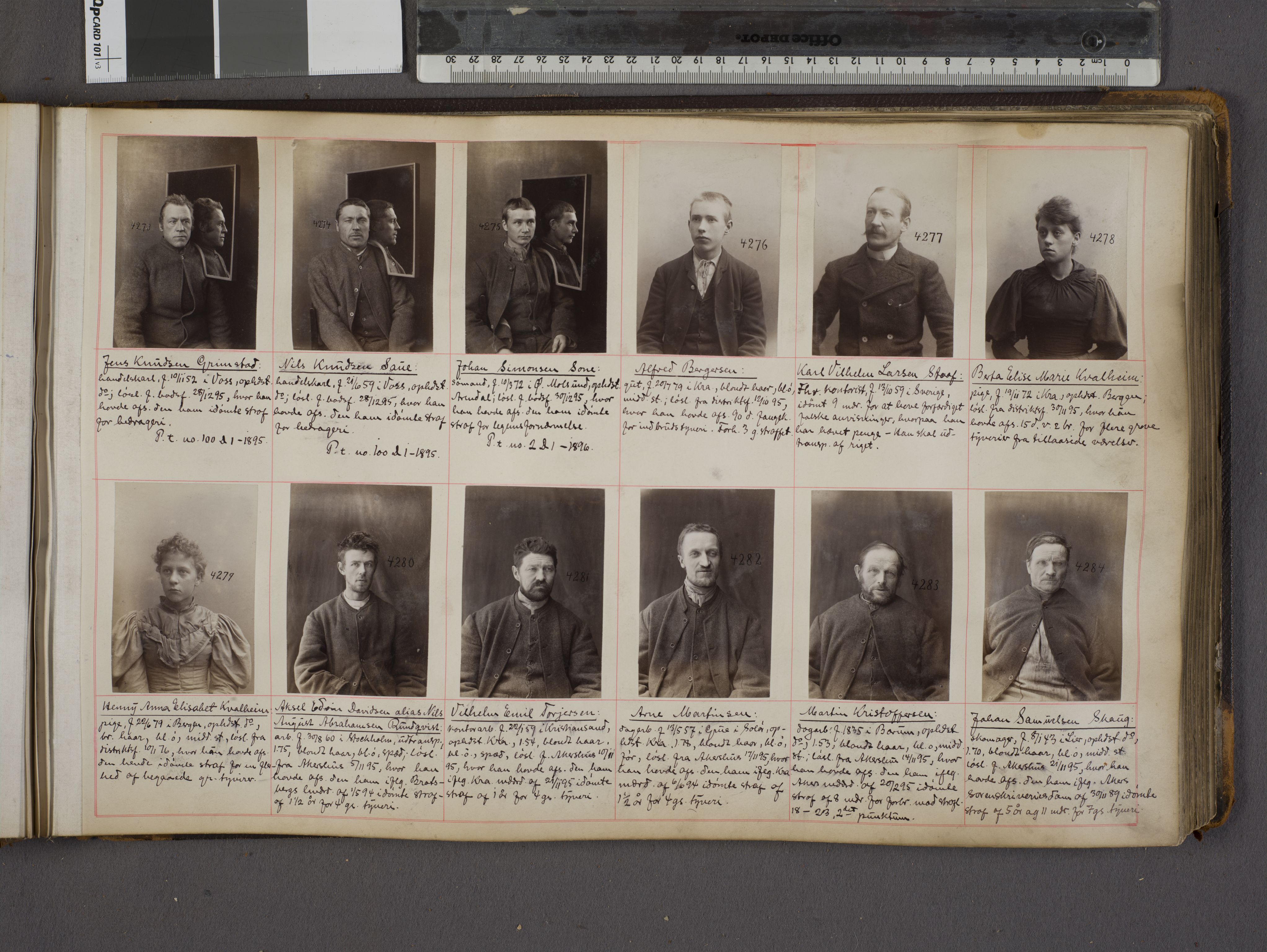 Oslo politikammer, Kriminalavdelingen, AV/SAO-A-11137/U/Ua/L0004: Forbryteralbum, 1895-1897, p. 21