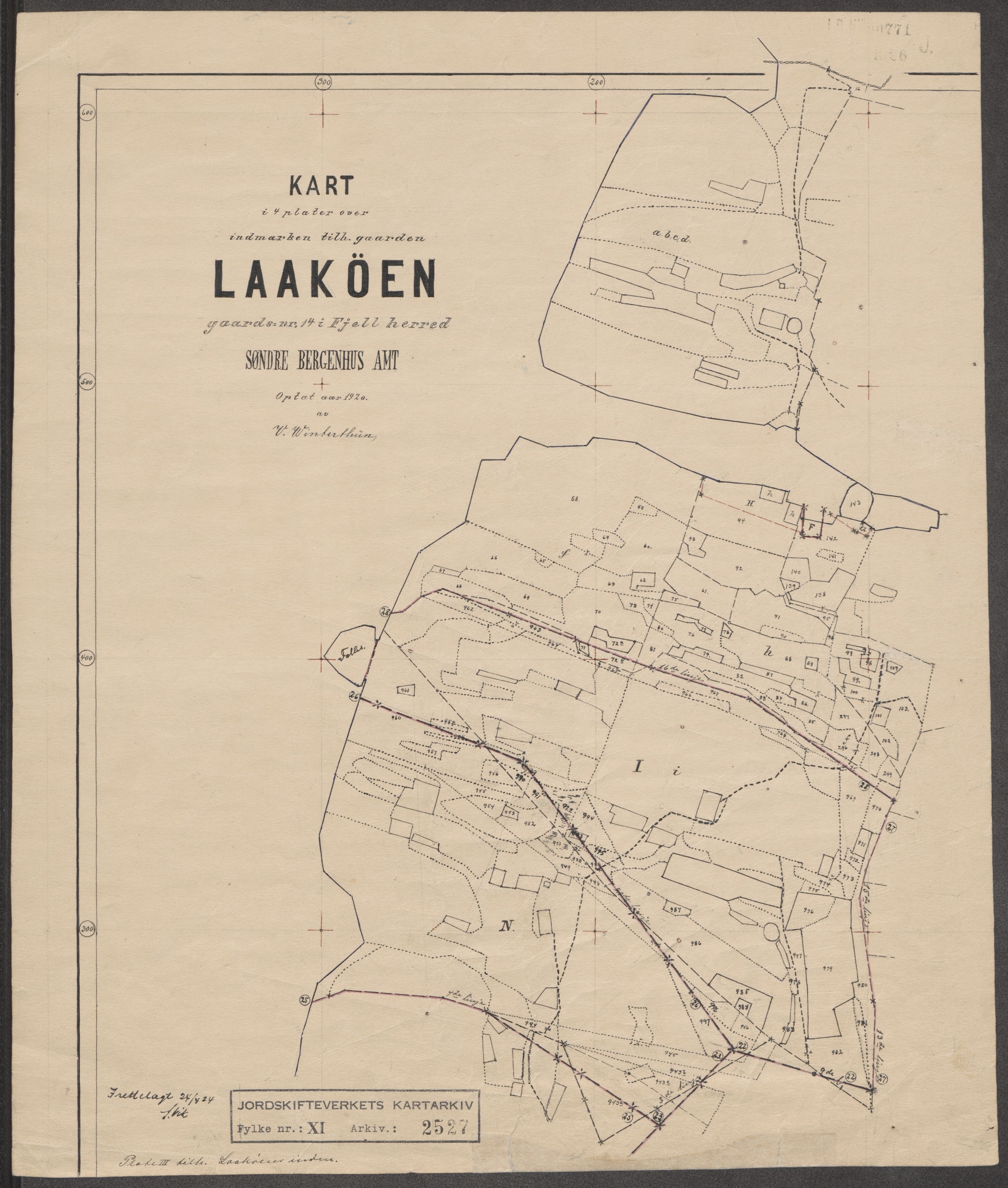 Jordskifteverkets kartarkiv, RA/S-3929/T, 1859-1988, p. 2836