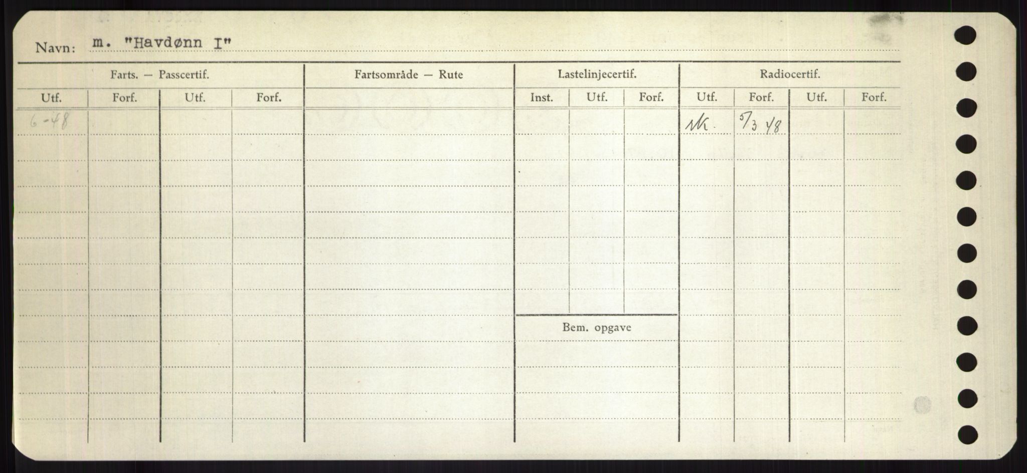 Sjøfartsdirektoratet med forløpere, Skipsmålingen, AV/RA-S-1627/H/Hd/L0014: Fartøy, H-Havl, p. 522