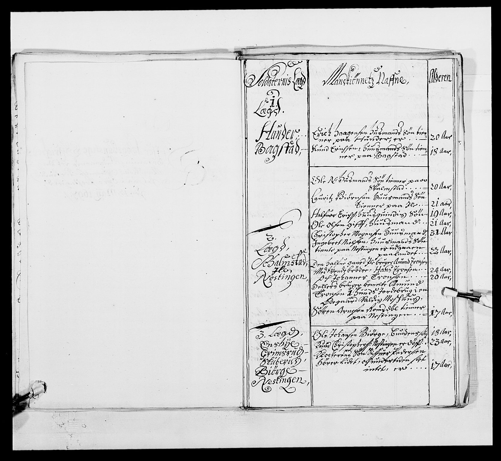 Kommanderende general (KG I) med Det norske krigsdirektorium, AV/RA-EA-5419/E/Ea/L0500: Opplandske regiment, 1696-1697, p. 360
