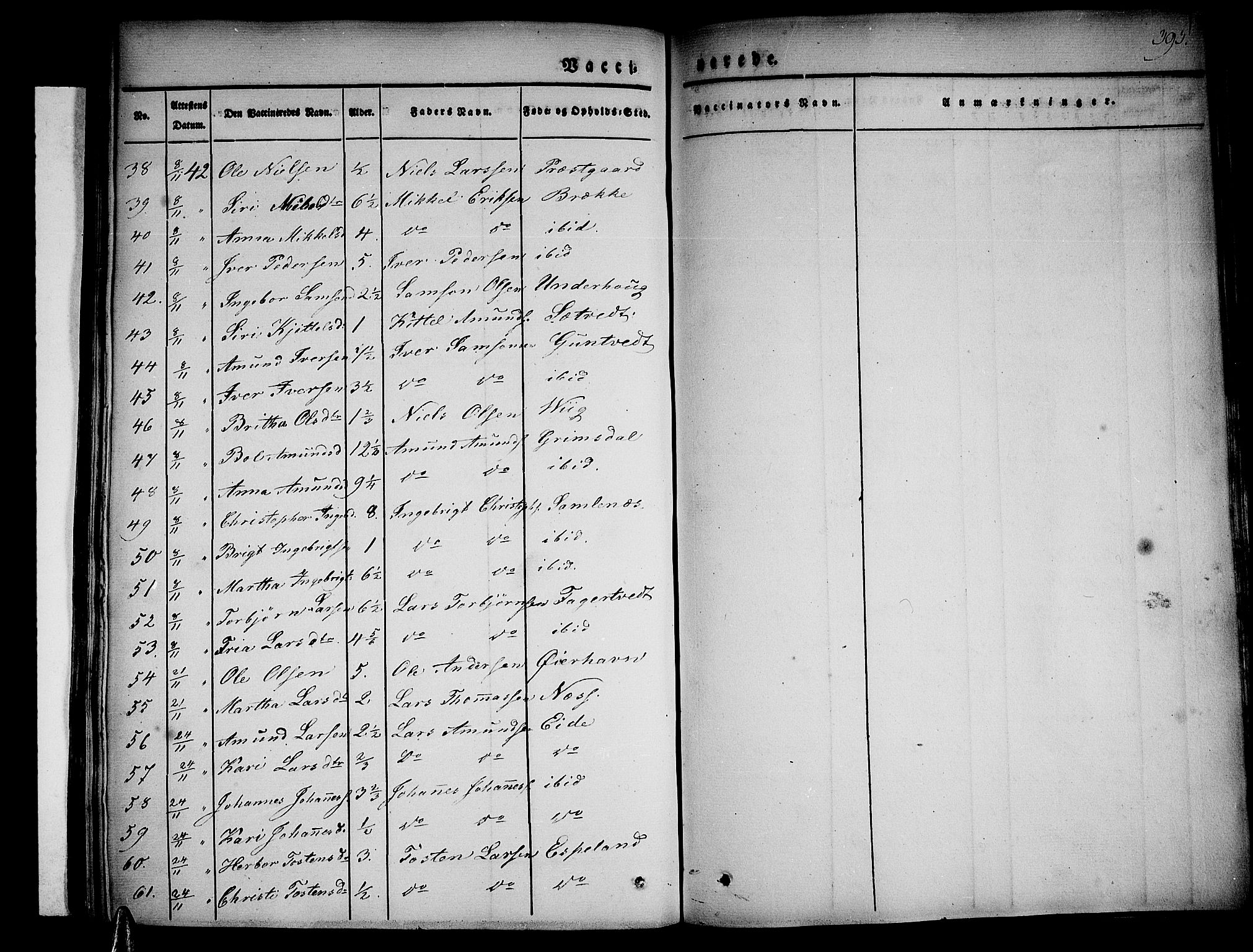 Strandebarm sokneprestembete, AV/SAB-A-78401/H/Haa: Parish register (official) no. A 6, 1826-1843, p. 395