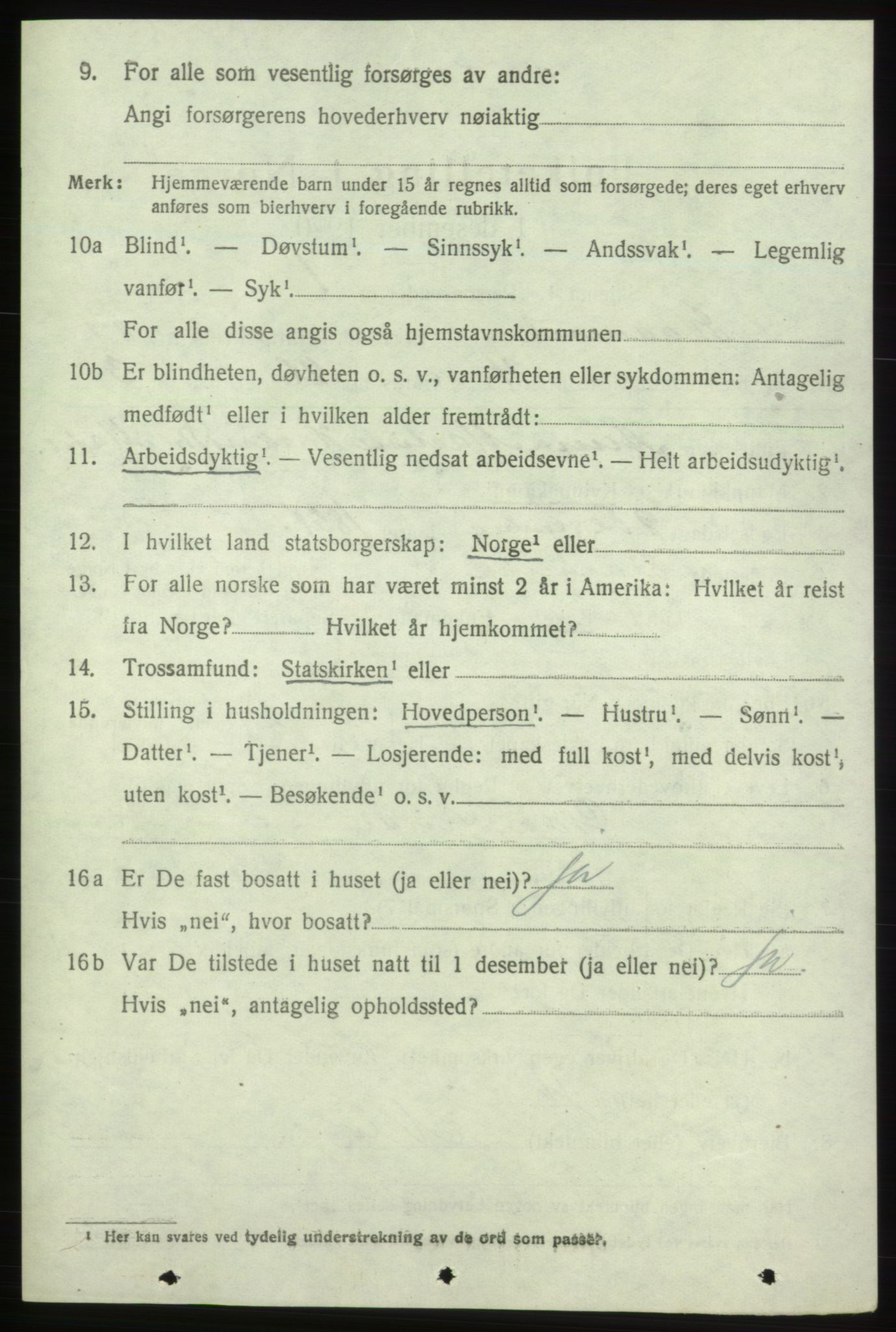 SAB, 1920 census for Skånevik, 1920, p. 6604