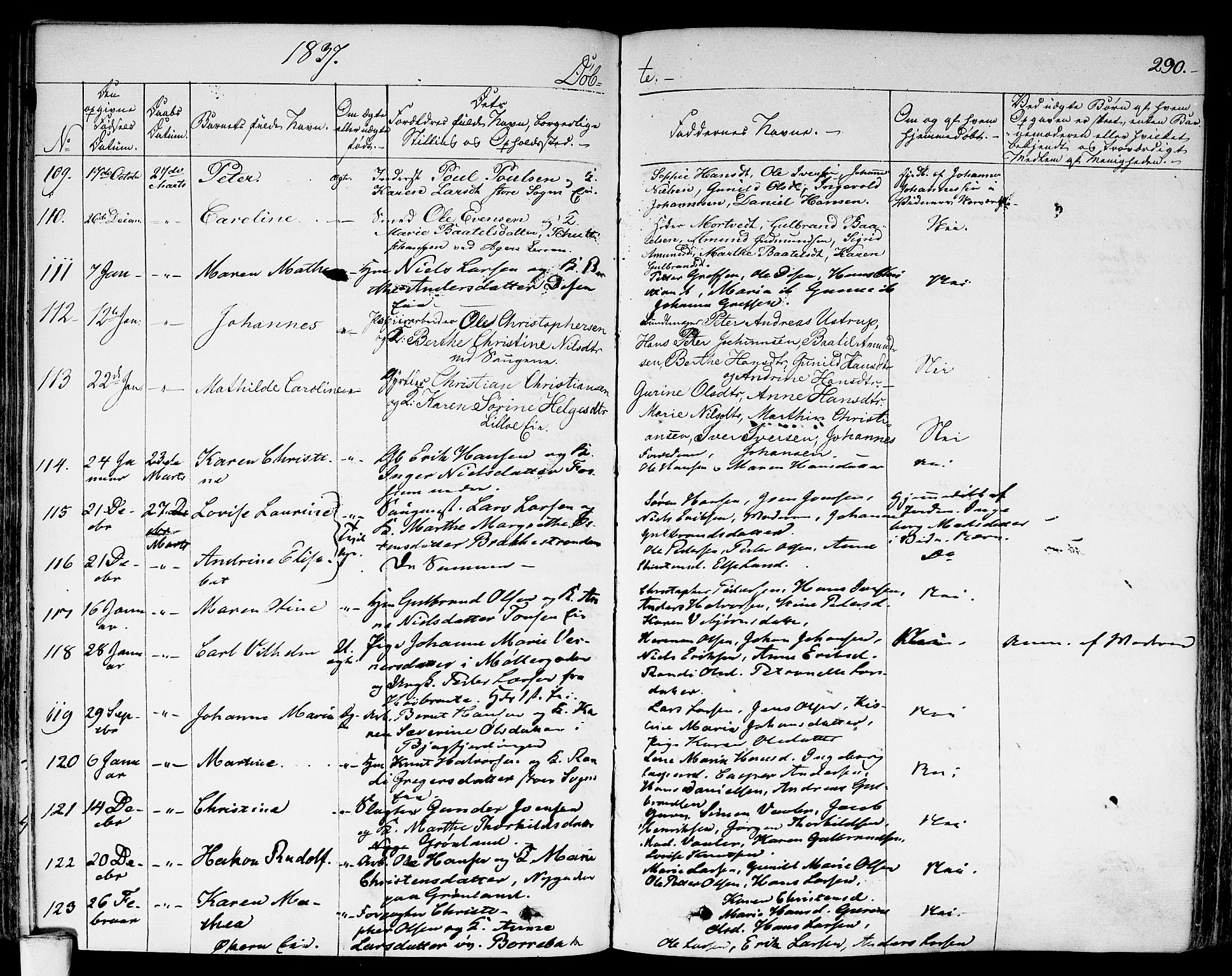 Aker prestekontor kirkebøker, AV/SAO-A-10861/F/L0013: Parish register (official) no. 13, 1828-1837, p. 290