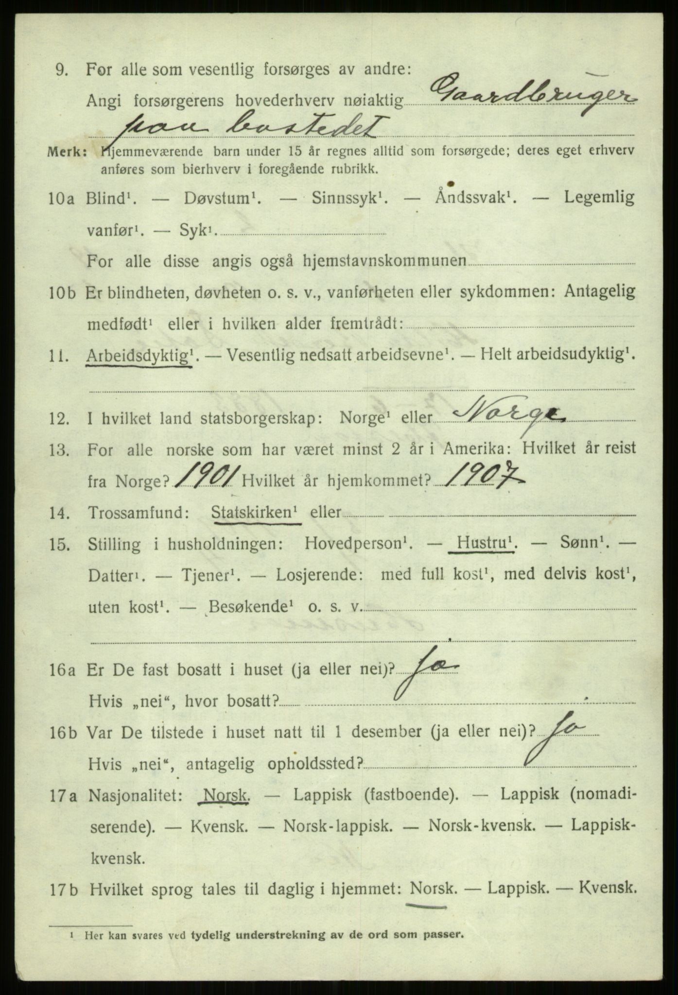 SATØ, 1920 census for Ibestad, 1920, p. 10665