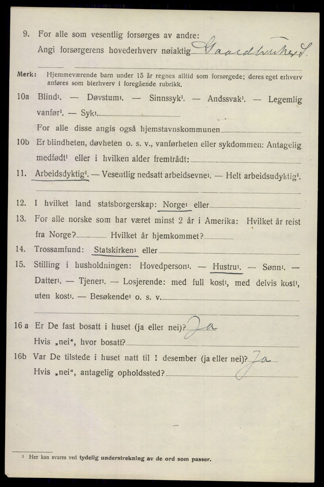 SAKO, 1920 census for Ramnes, 1920, p. 1947