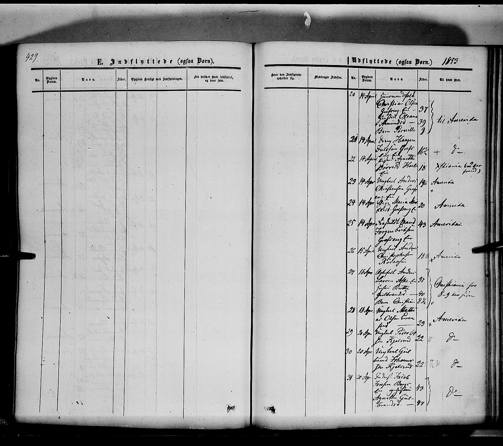 Nes prestekontor, Hedmark, AV/SAH-PREST-020/K/Ka/L0004: Parish register (official) no. 4, 1852-1886, p. 429