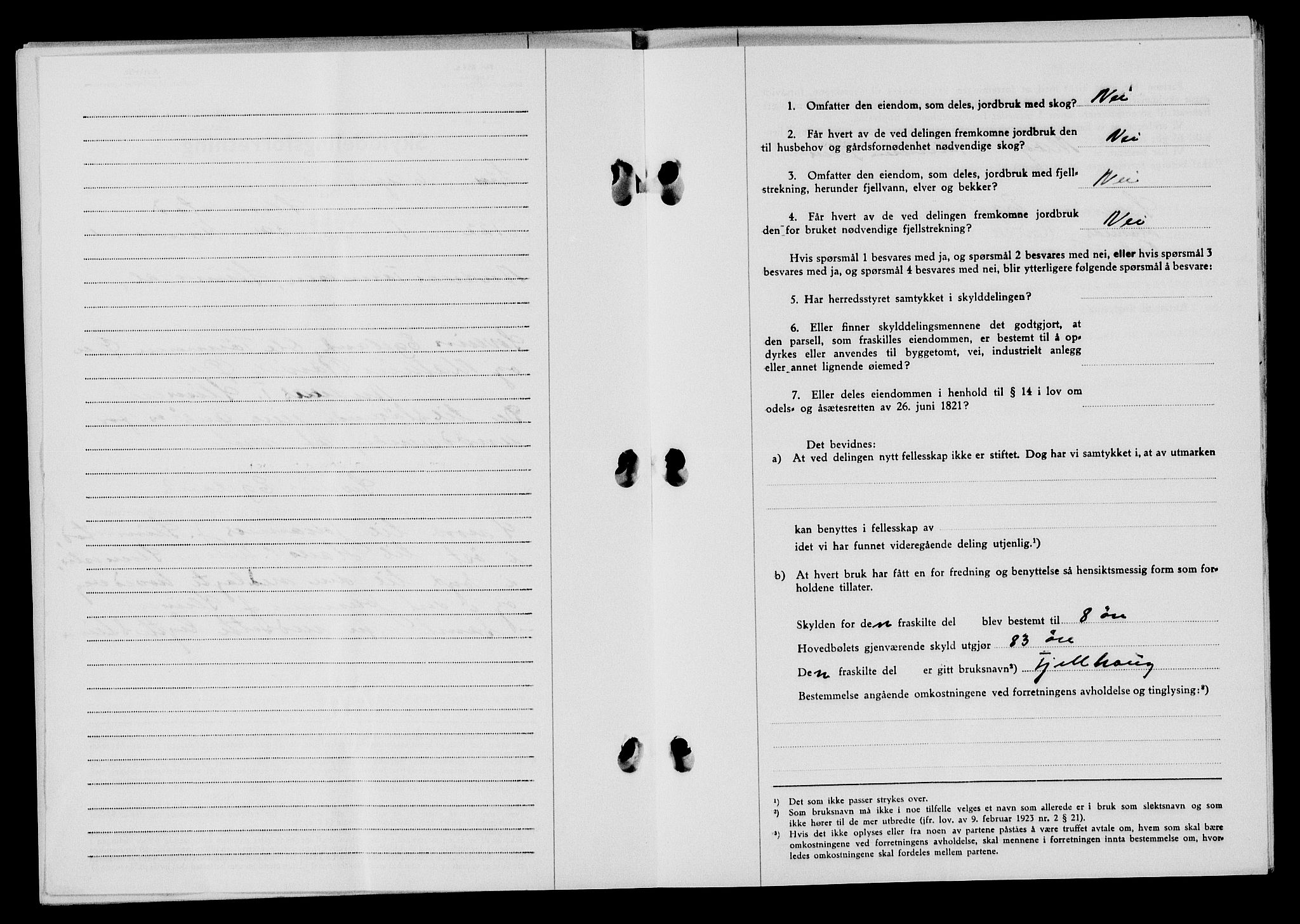 Flekkefjord sorenskriveri, SAK/1221-0001/G/Gb/Gba/L0060: Mortgage book no. A-8, 1945-1946, Diary no: : 282/1946