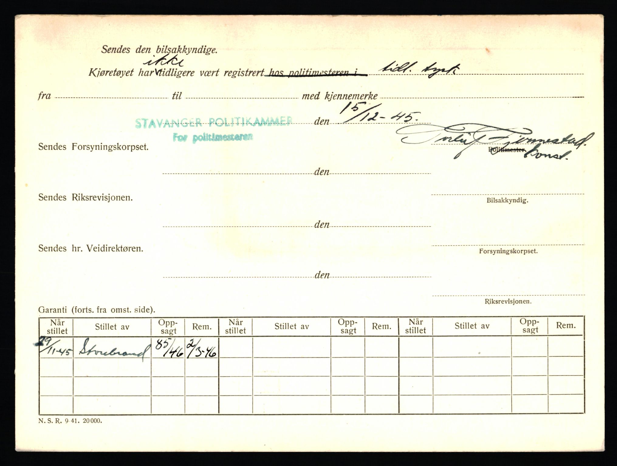 Stavanger trafikkstasjon, AV/SAST-A-101942/0/F/L0006: L-1700 - L-2149, 1930-1971, p. 1400