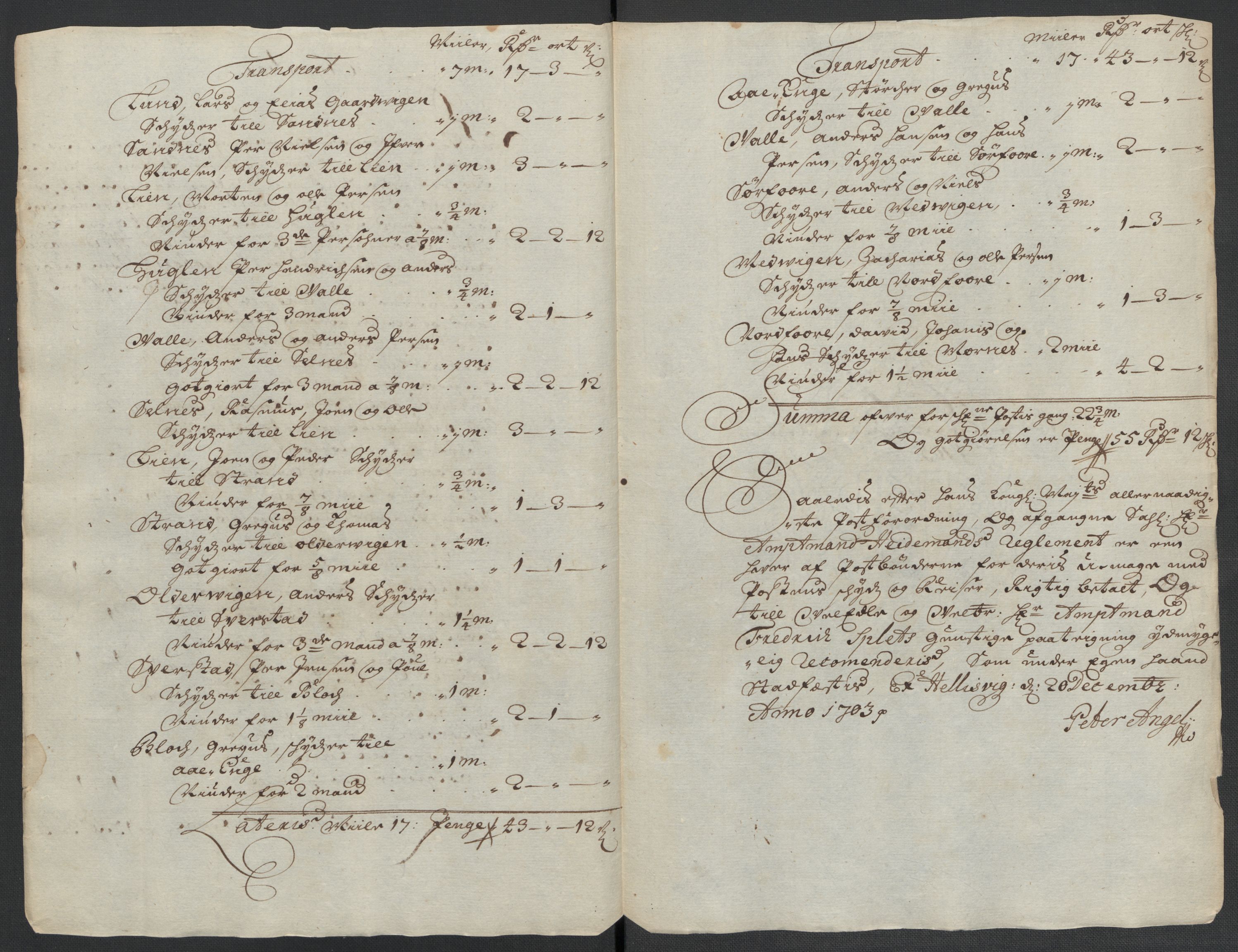 Rentekammeret inntil 1814, Reviderte regnskaper, Fogderegnskap, RA/EA-4092/R65/L4508: Fogderegnskap Helgeland, 1702-1705, p. 221