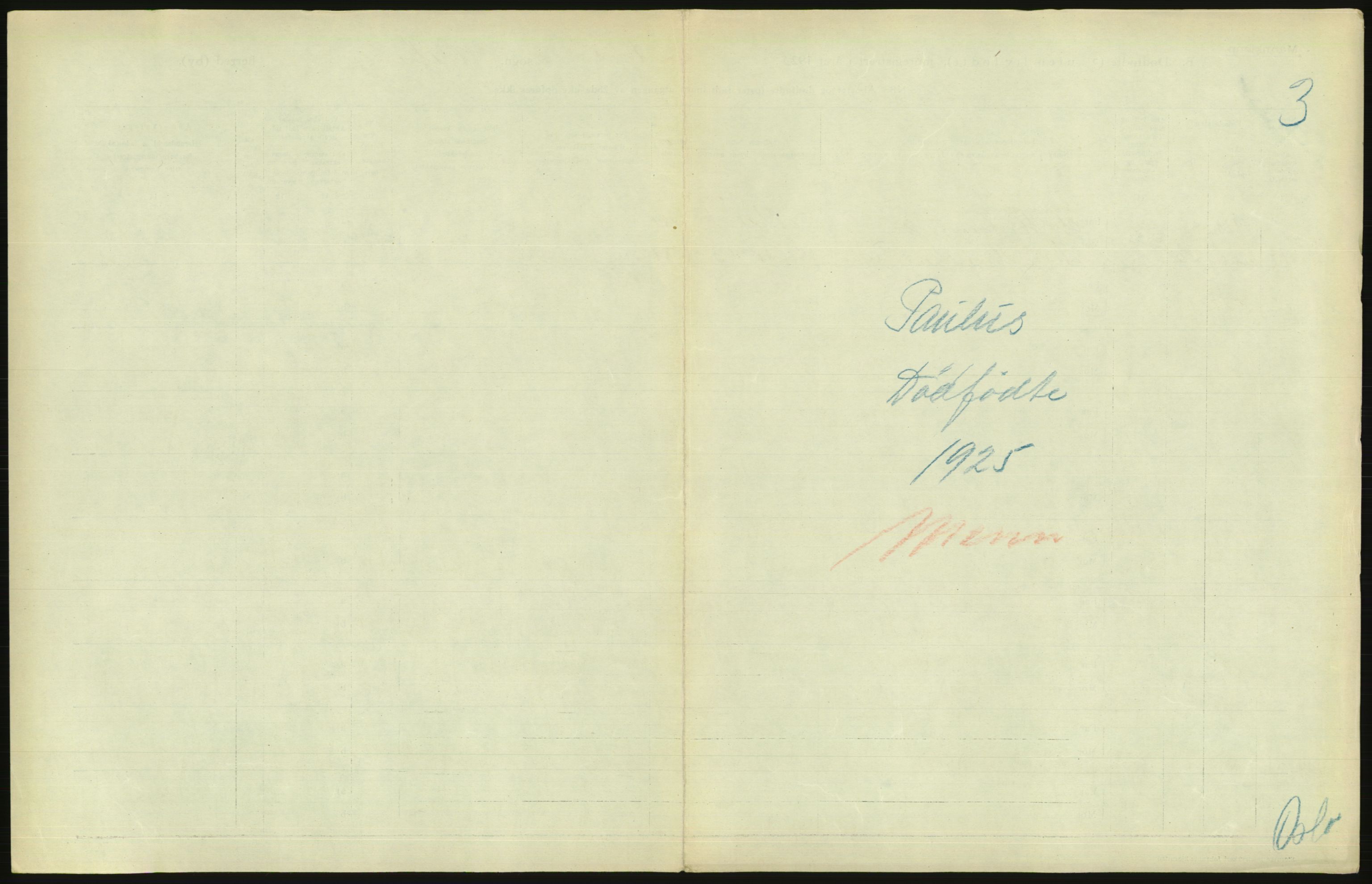 Statistisk sentralbyrå, Sosiodemografiske emner, Befolkning, AV/RA-S-2228/D/Df/Dfc/Dfce/L0010: Oslo: Døde kvinner, dødfødte, 1925, p. 91