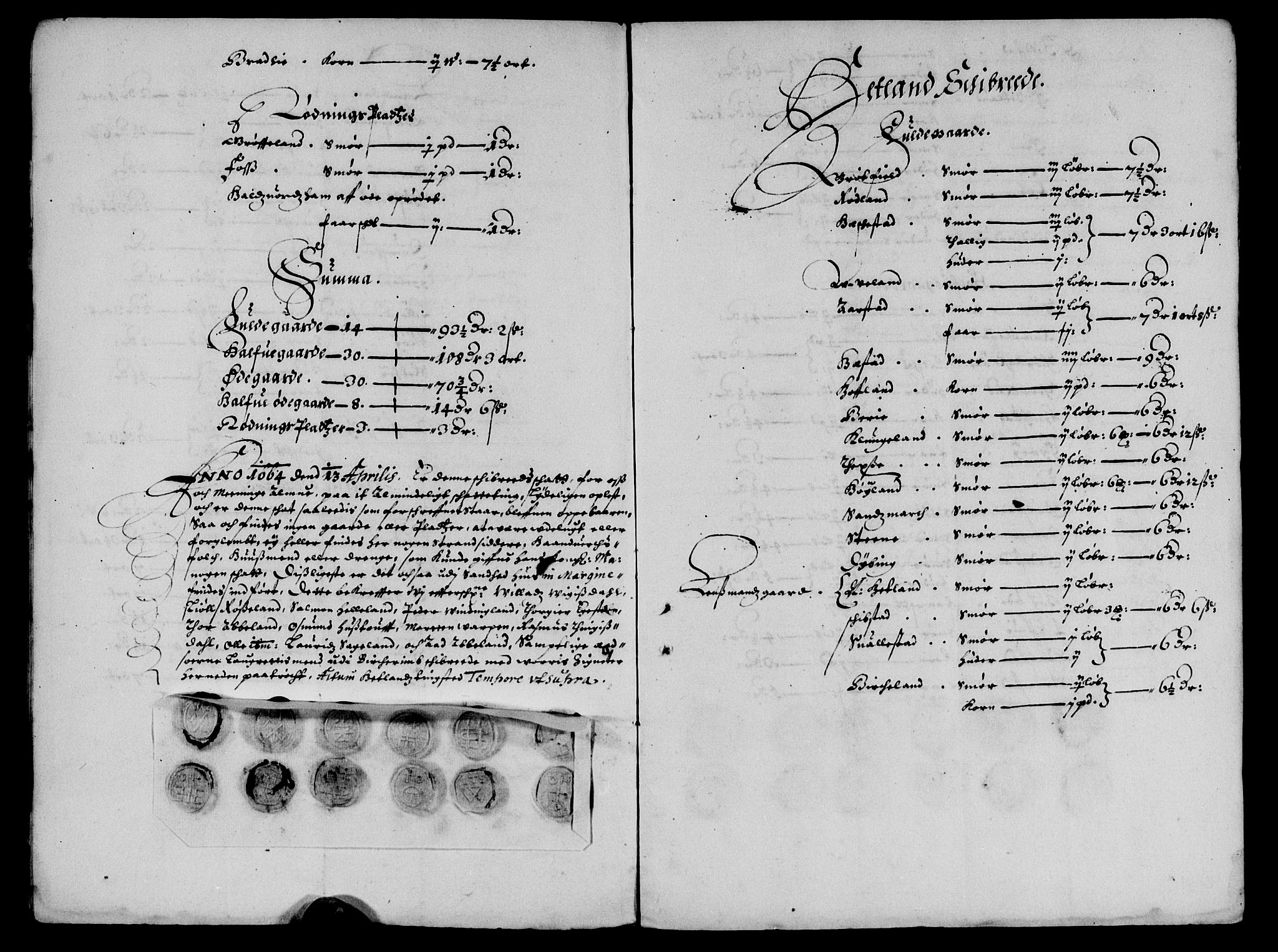 Rentekammeret inntil 1814, Reviderte regnskaper, Lensregnskaper, AV/RA-EA-5023/R/Rb/Rbs/L0046: Stavanger len, 1663