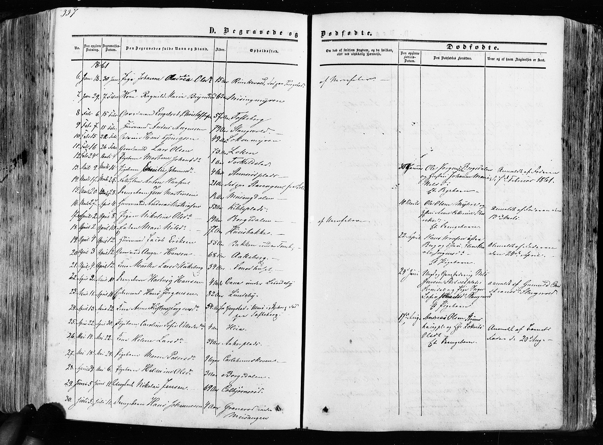 Råde prestekontor kirkebøker, AV/SAO-A-2009/F/Fa/L0006: Parish register (official) no. 6, 1854-1877, p. 337