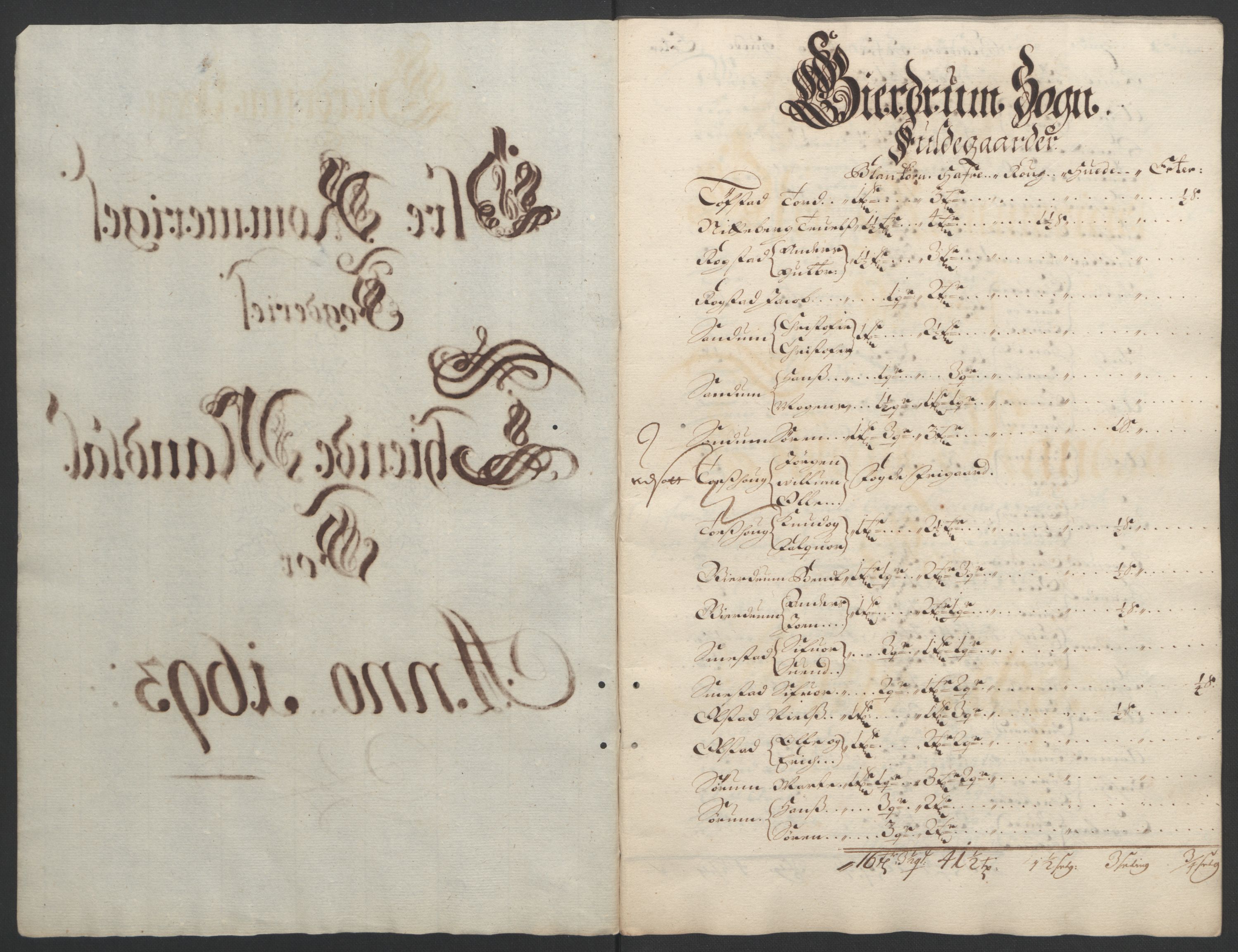 Rentekammeret inntil 1814, Reviderte regnskaper, Fogderegnskap, RA/EA-4092/R12/L0705: Fogderegnskap Øvre Romerike, 1693, p. 41