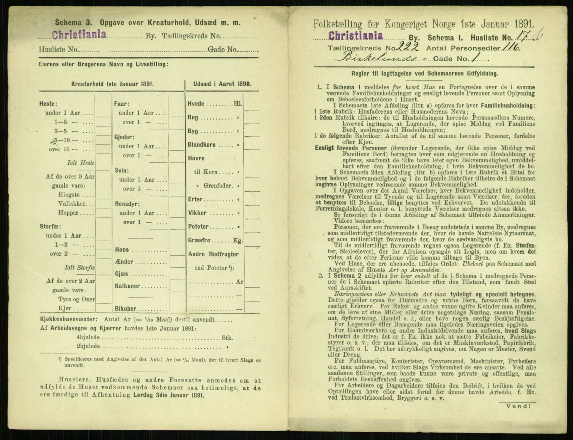 RA, 1891 census for 0301 Kristiania, 1891, p. 133057