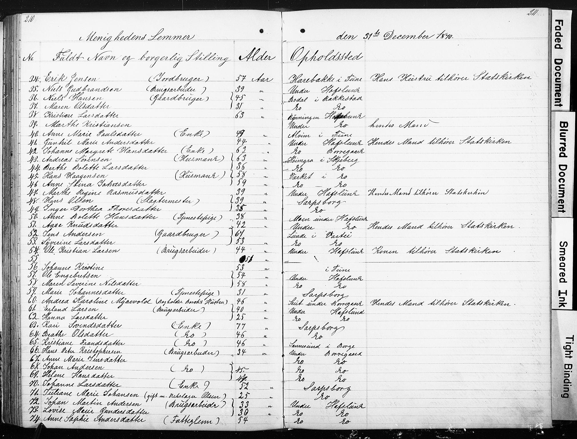Sarpsborg metodistkirke, SAO/PAO-0233/A/L0001: Dissenter register no. 1, 1856-1875, p. 210-211