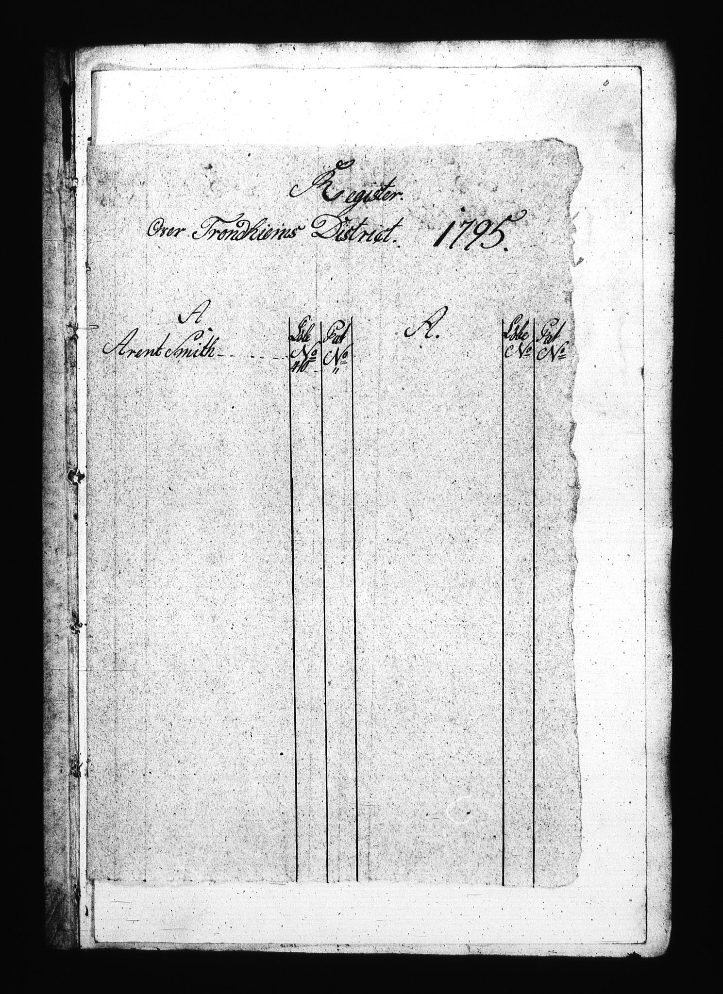 Sjøetaten, AV/RA-EA-3110/F/L0312: Trondheim distrikt, bind 3, 1795