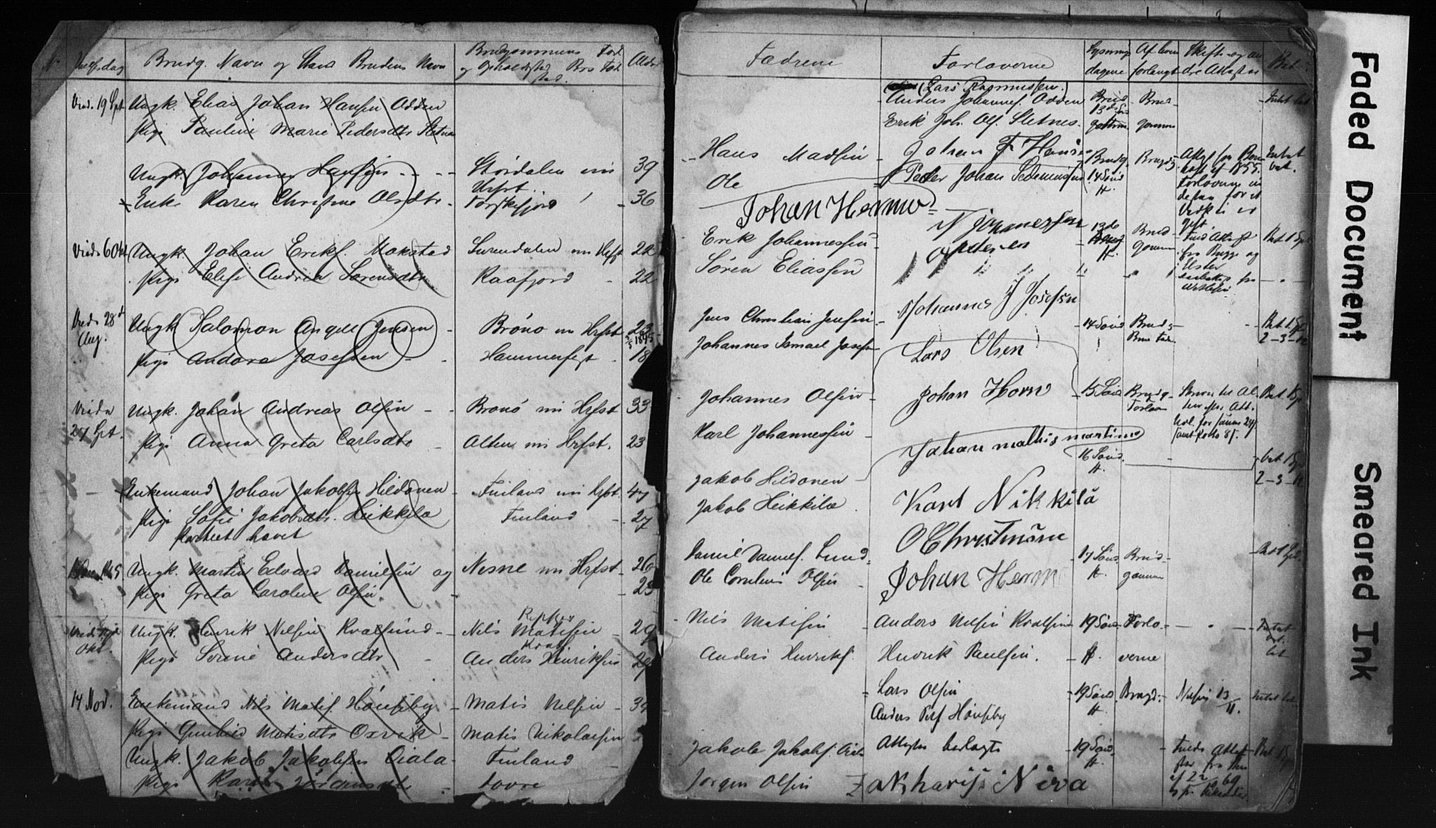 Hammerfest sokneprestkontor, SATØ/S-1347/I/Ib/L0070/0001: Banns register no. 70, 1869-1872