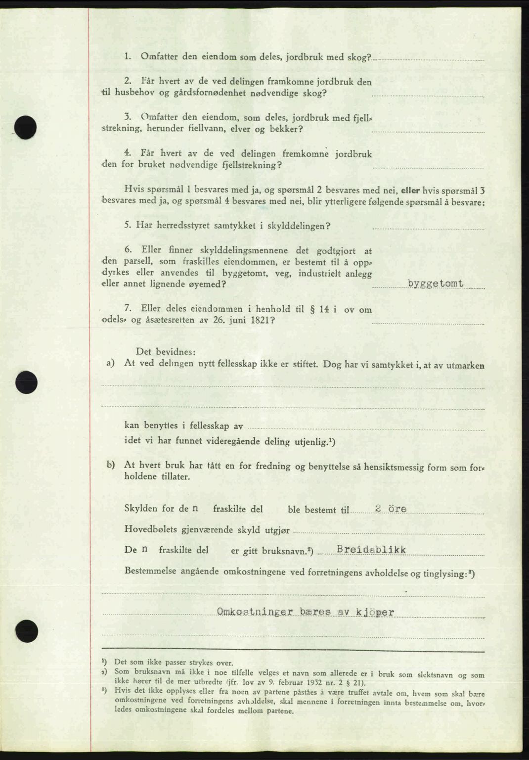 Rakkestad sorenskriveri, AV/SAO-A-10686/G/Gb/Gba/Gbab/L0012a: Mortgage book no. A12 I, 1945-1946, Diary no: : 586/1946