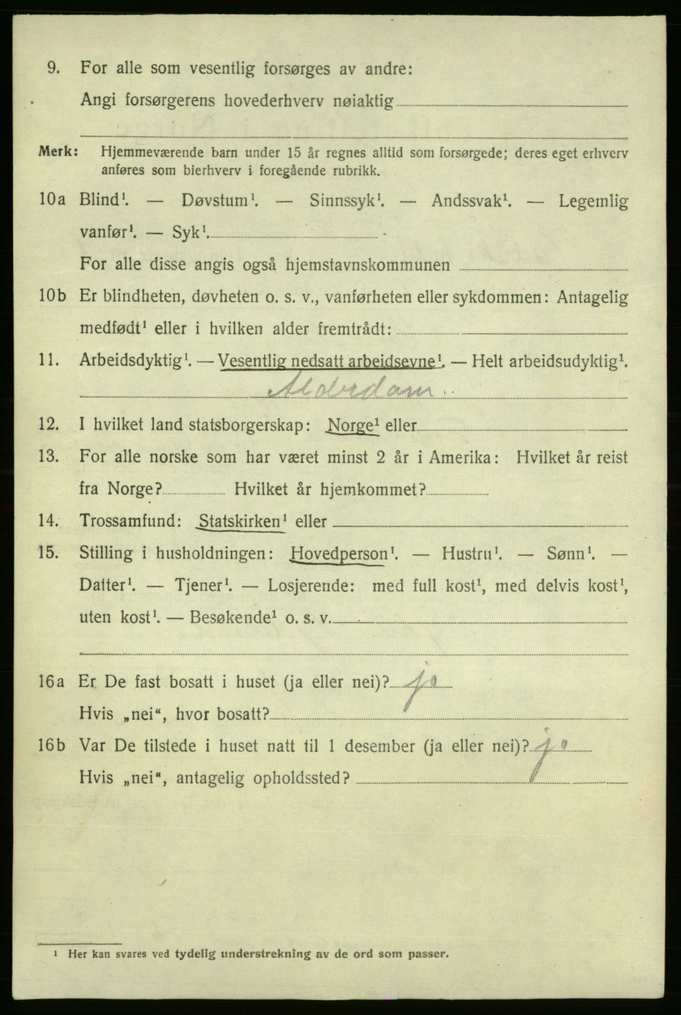 SAO, 1920 census for Fredrikshald, 1920, p. 20776