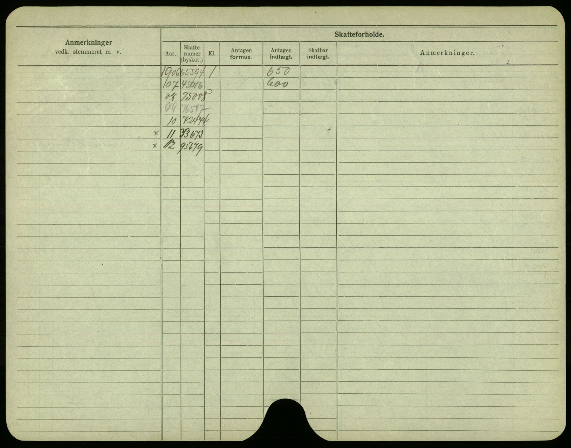 Oslo folkeregister, Registerkort, SAO/A-11715/F/Fa/Fac/L0005: Menn, 1906-1914, p. 526b