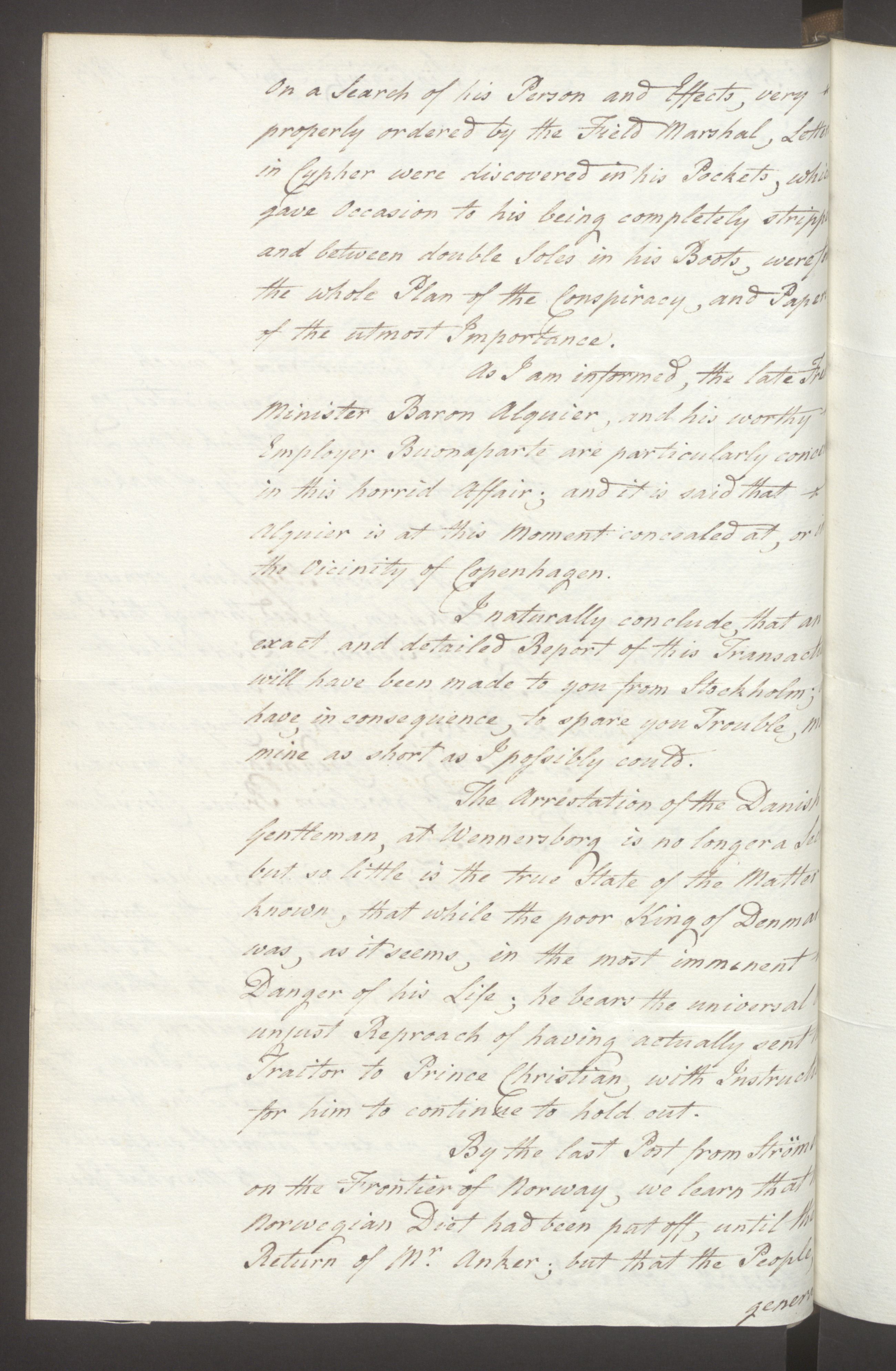 Foreign Office*, UKA/-/FO 38/16: Sir C. Gordon. Reports from Malmö, Jonkoping, and Helsingborg, 1814, p. 35