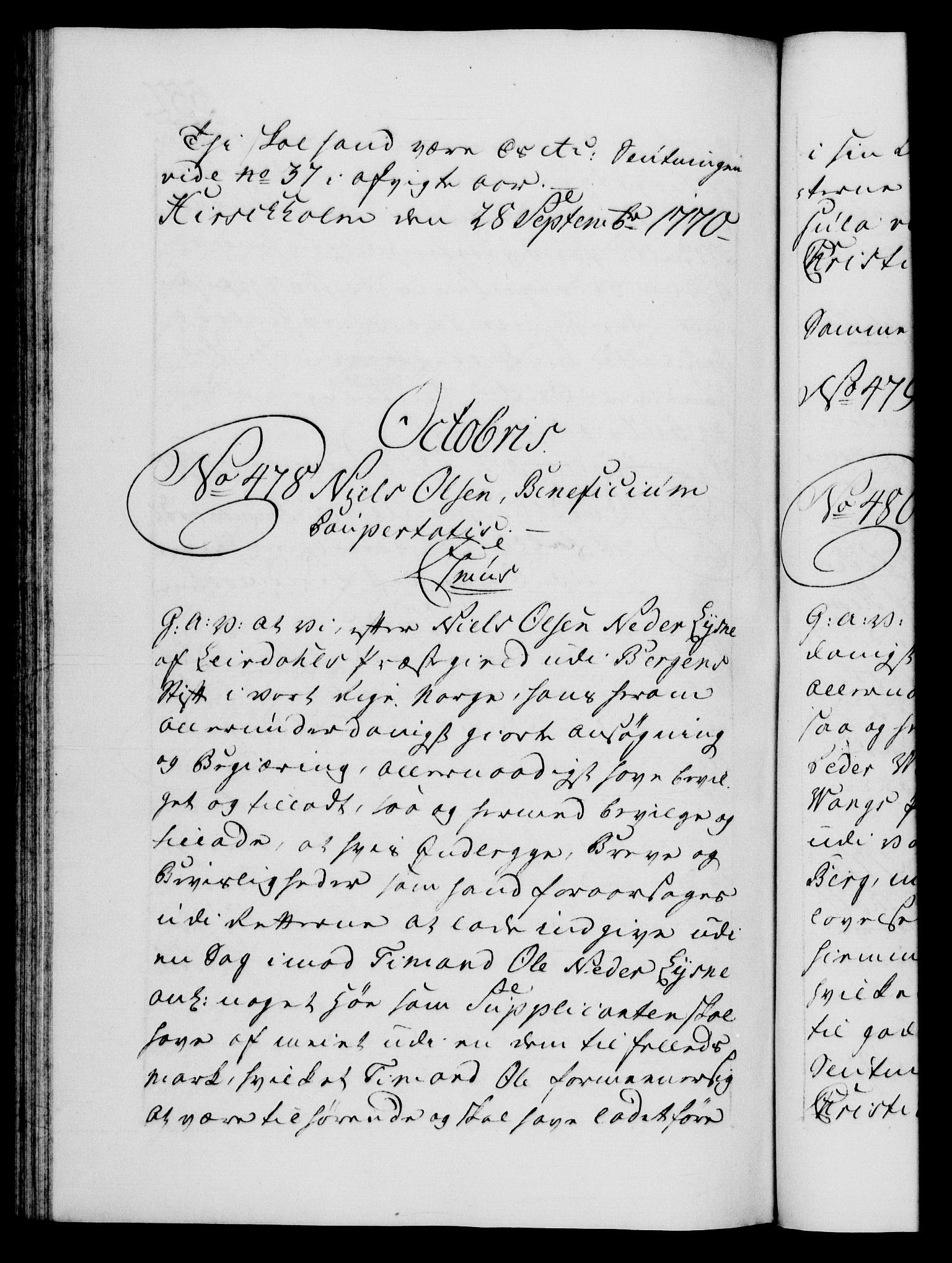 Danske Kanselli 1572-1799, AV/RA-EA-3023/F/Fc/Fca/Fcaa/L0044: Norske registre, 1769-1771, p. 552b