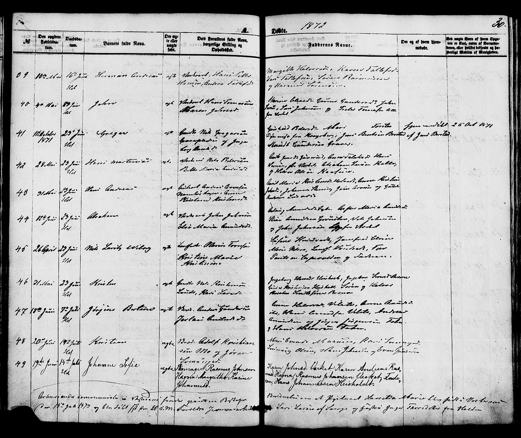 Holla kirkebøker, AV/SAKO-A-272/F/Fa/L0007: Parish register (official) no. 7, 1869-1881, p. 30