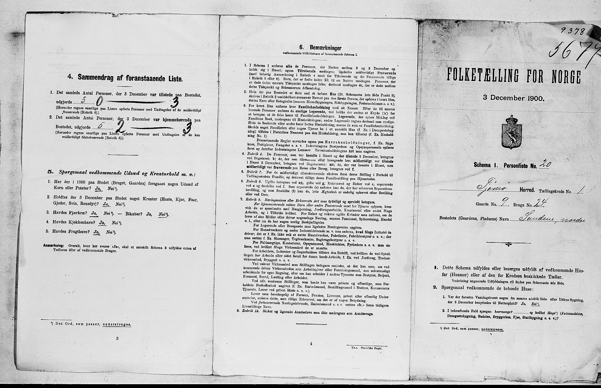 RA, 1900 census for Tjøme, 1900, p. 25