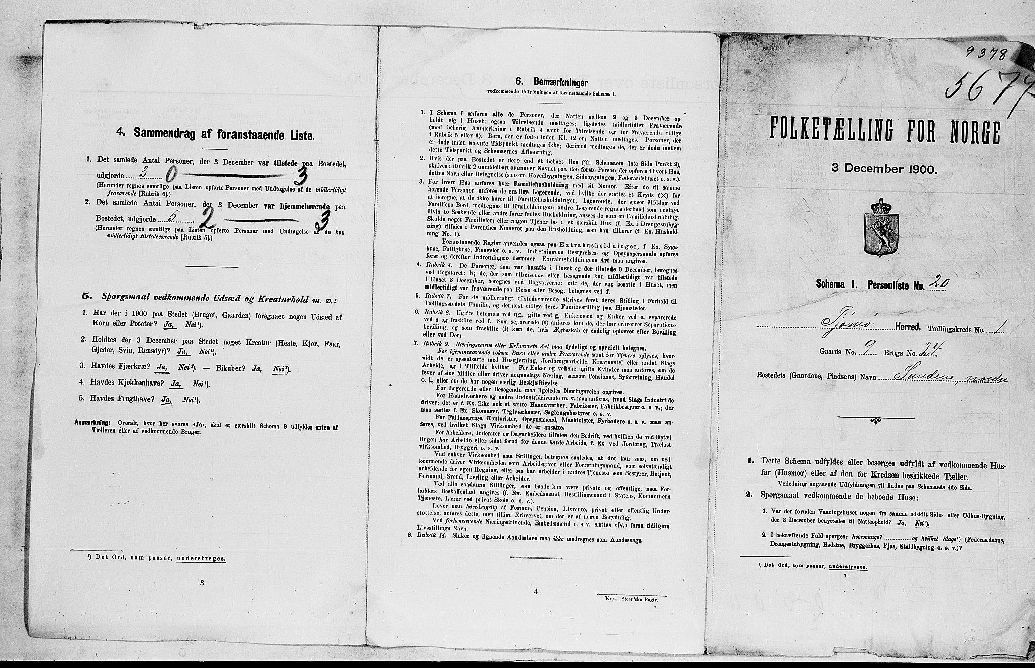 RA, 1900 census for Tjøme, 1900, p. 25