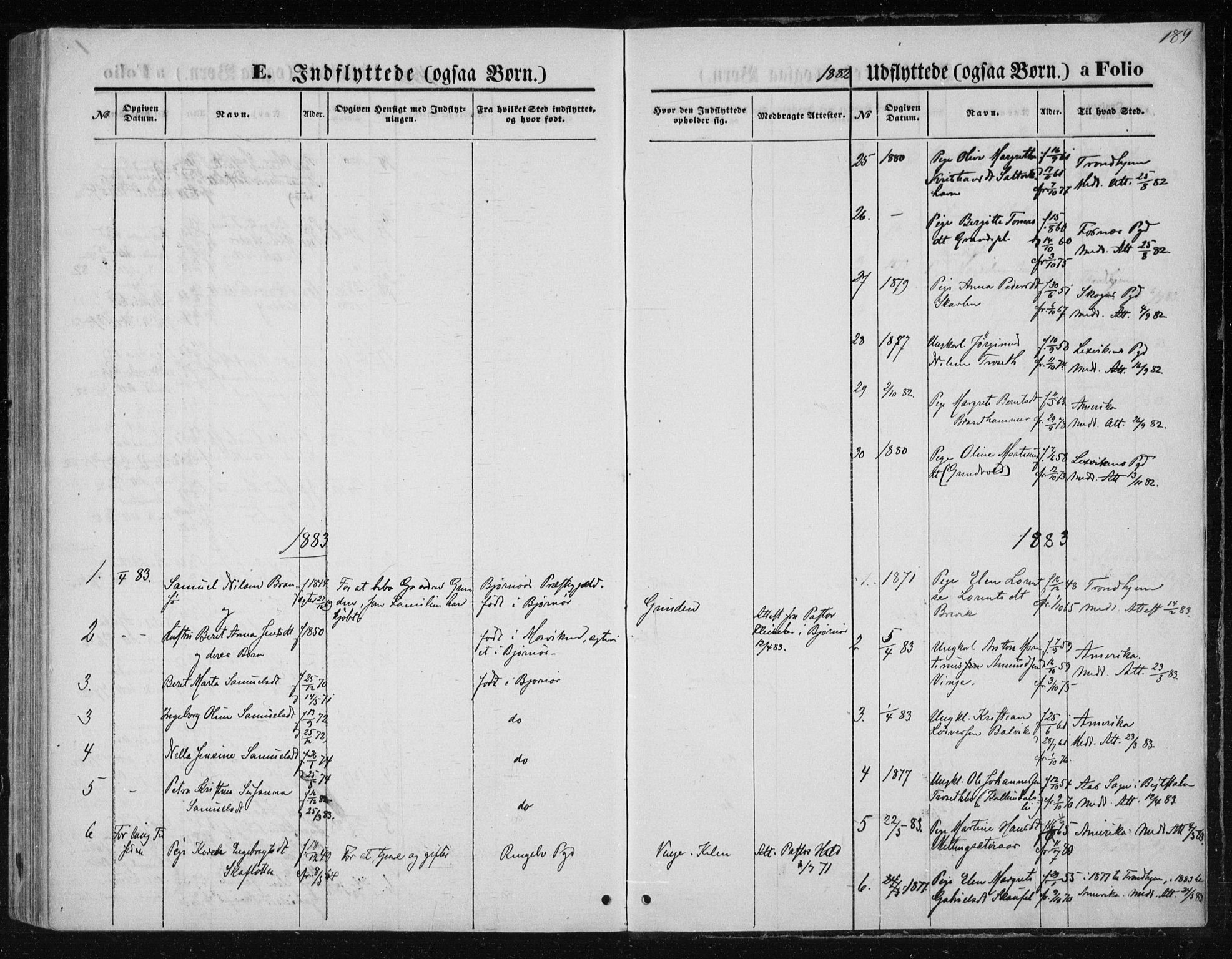Ministerialprotokoller, klokkerbøker og fødselsregistre - Nord-Trøndelag, SAT/A-1458/733/L0324: Parish register (official) no. 733A03, 1870-1883, p. 189