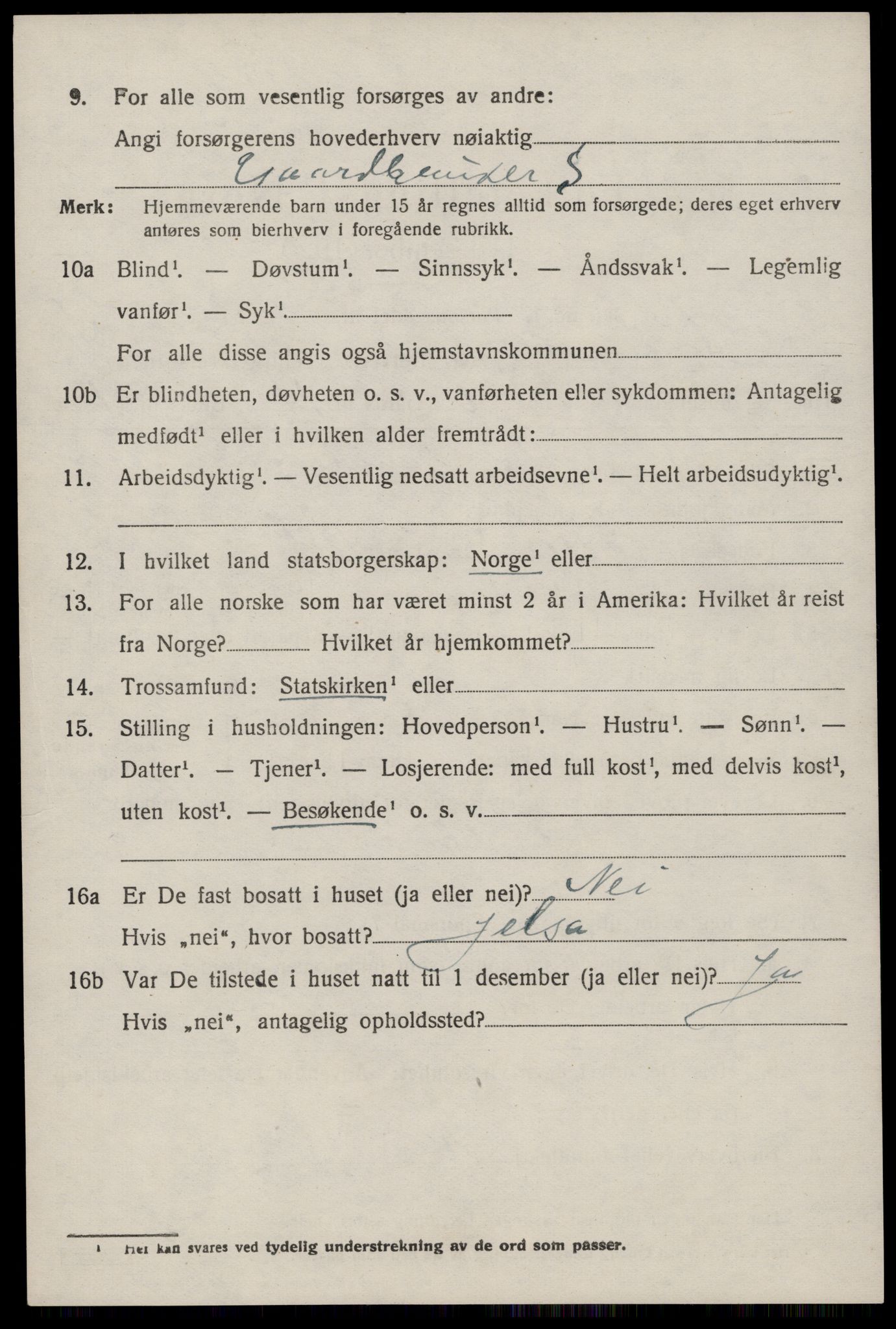 SAST, 1920 census for Hjelmeland, 1920, p. 1814