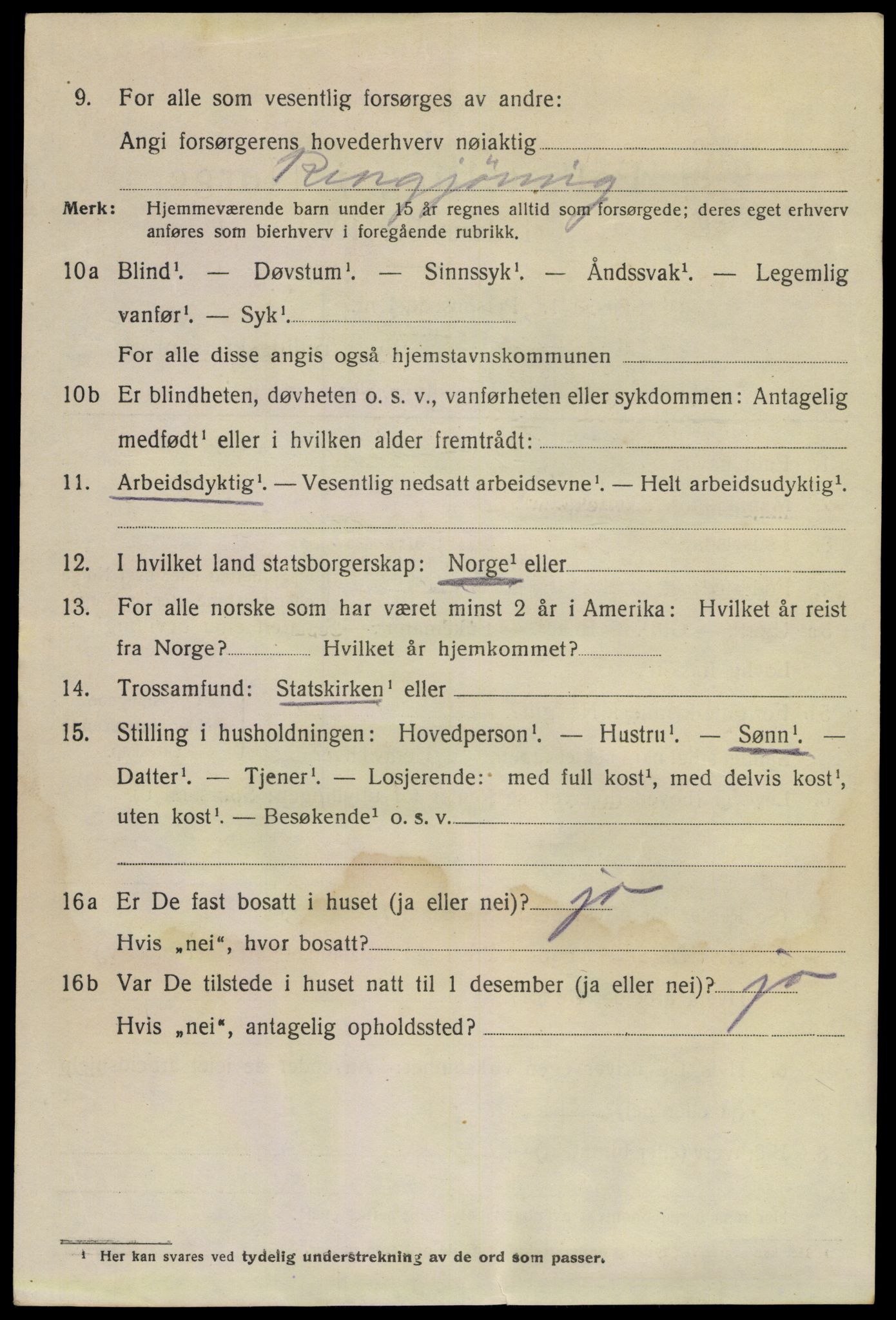 SAKO, 1920 census for Larvik, 1920, p. 22959