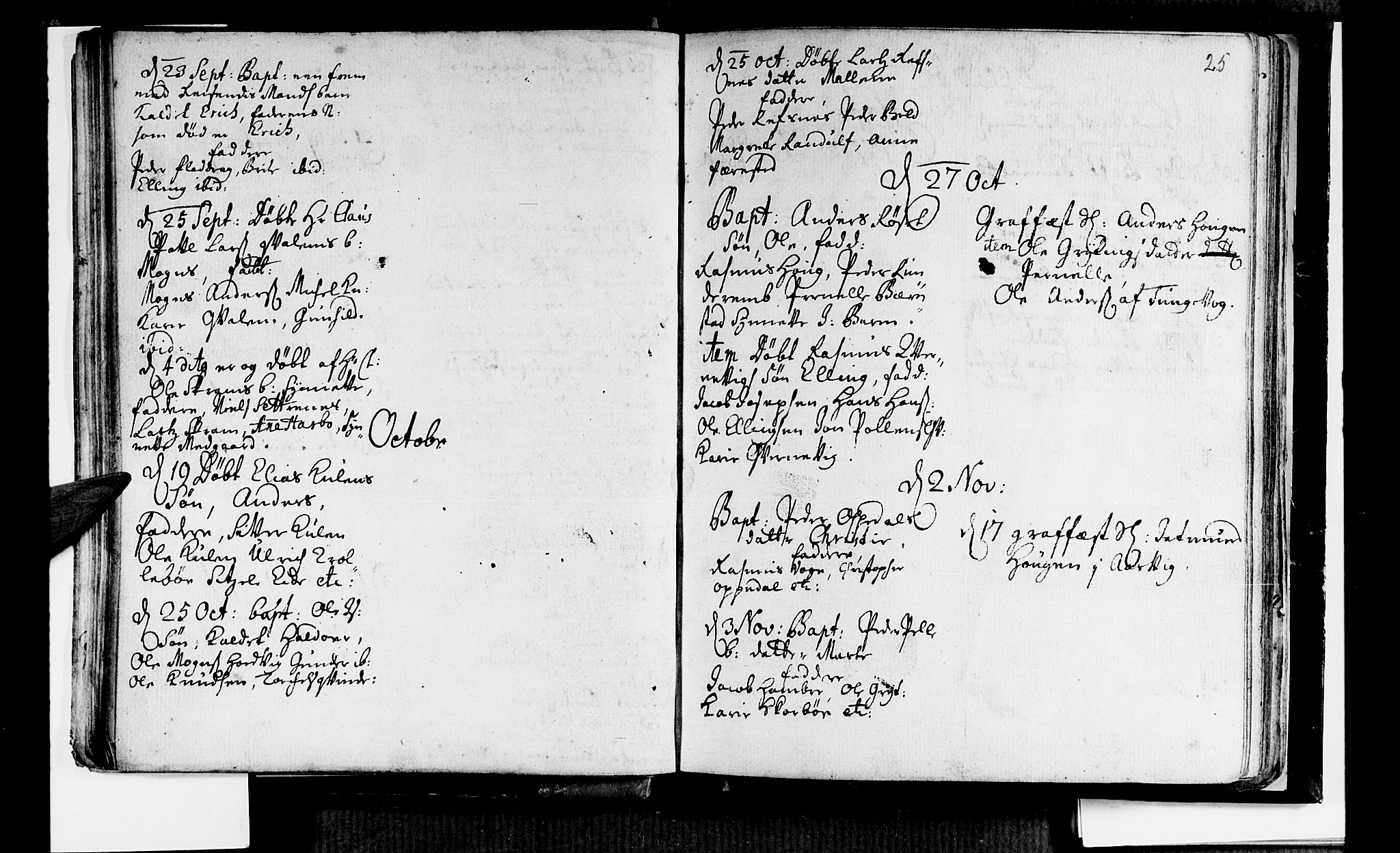 Selje sokneprestembete, AV/SAB-A-99938/H/Ha/Haa/Haaa: Parish register (official) no. A 2, 1704-1715, p. 25