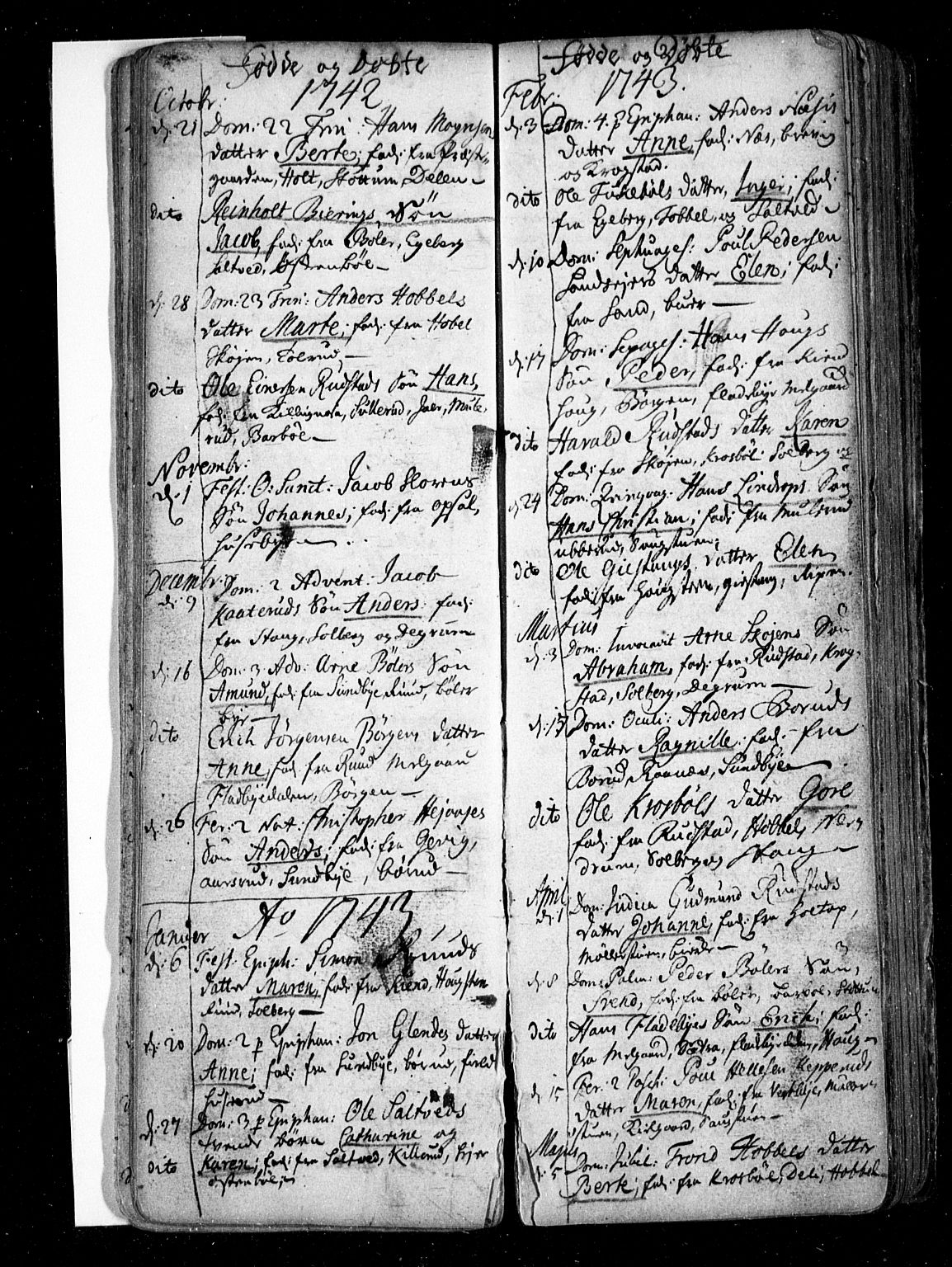 Enebakk prestekontor Kirkebøker, SAO/A-10171c/F/Fa/L0001: Parish register (official) no. I 1, 1719-1754