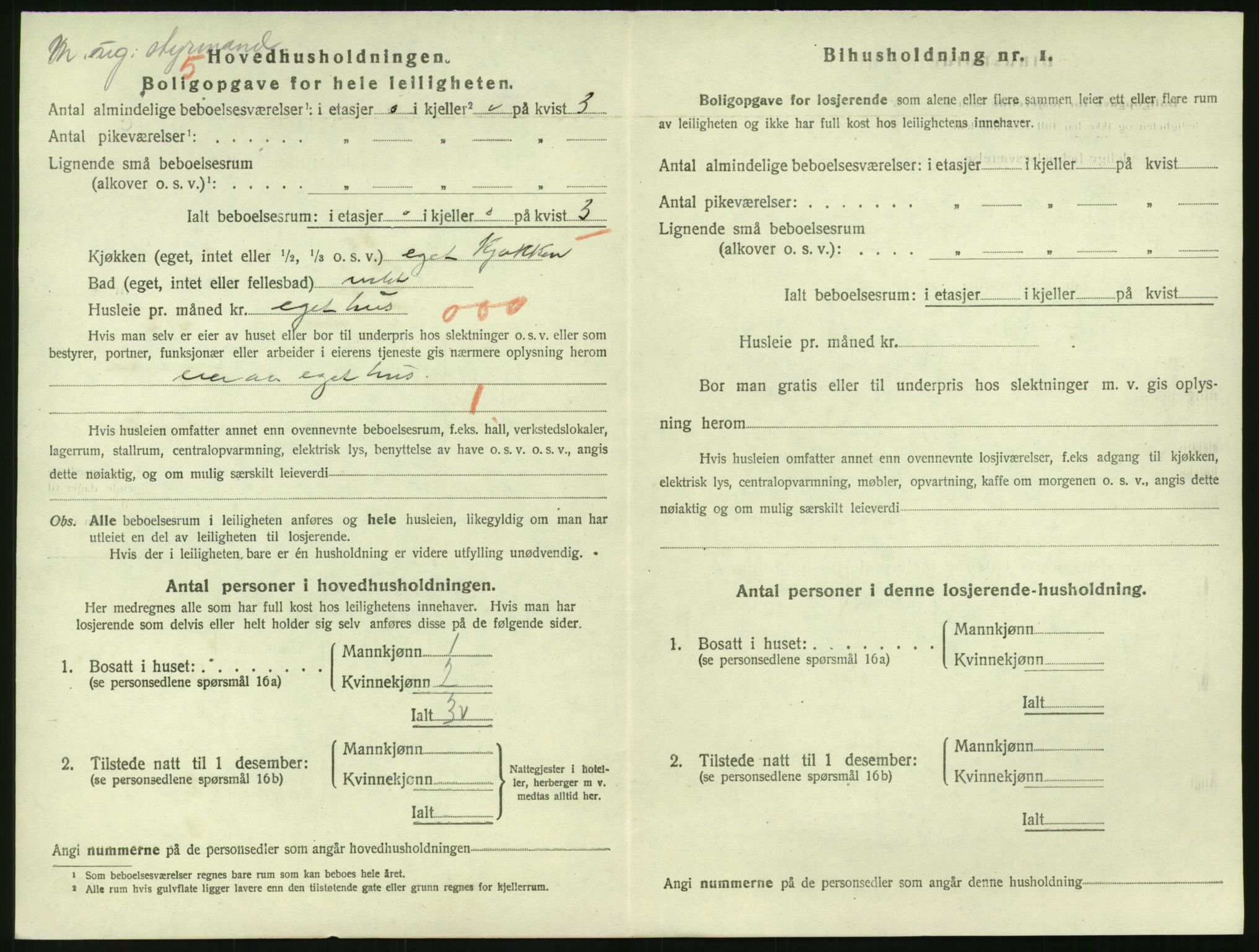 SAK, 1920 census for Risør, 1920, p. 1536