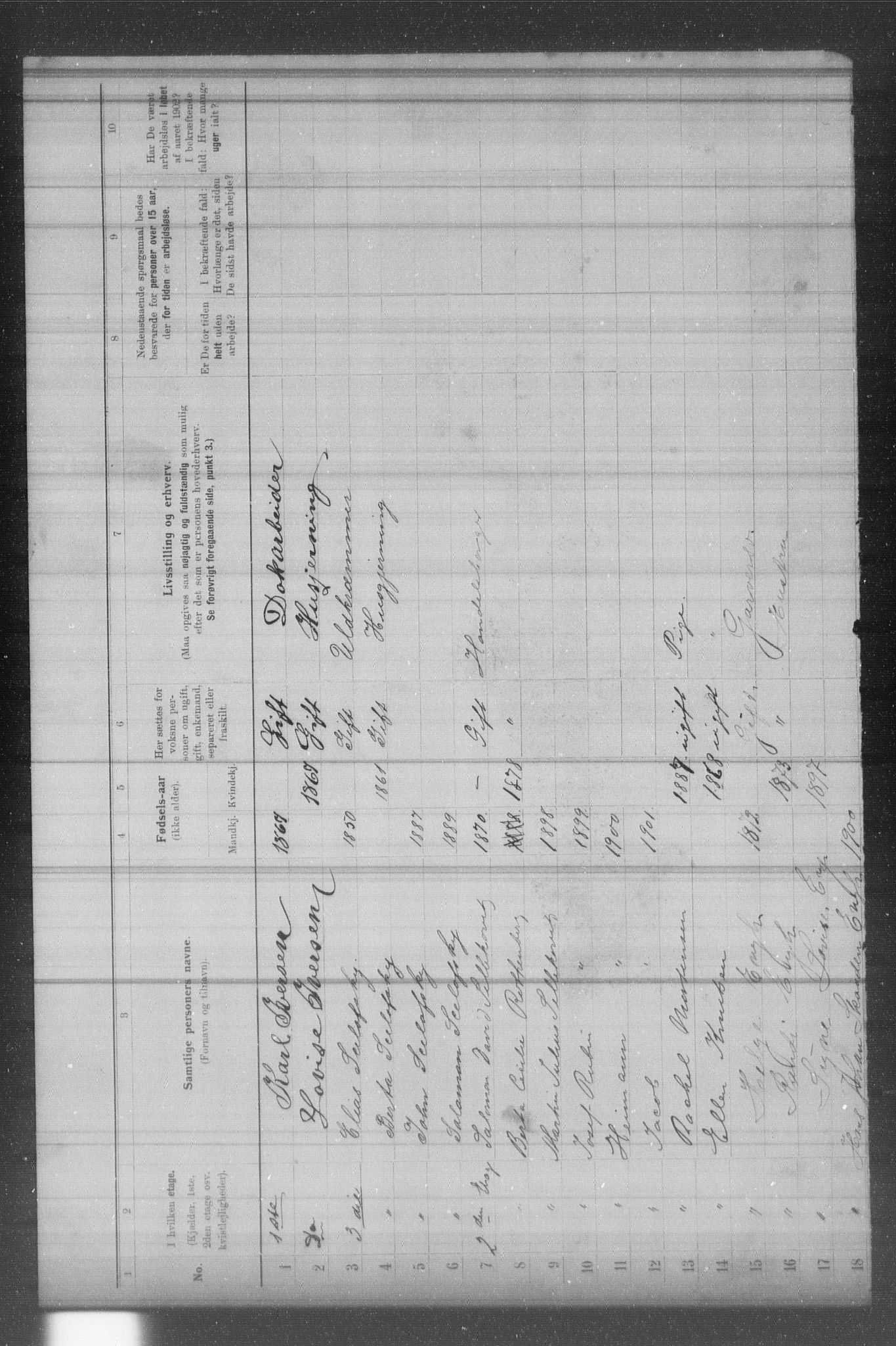 OBA, Municipal Census 1902 for Kristiania, 1902, p. 2288