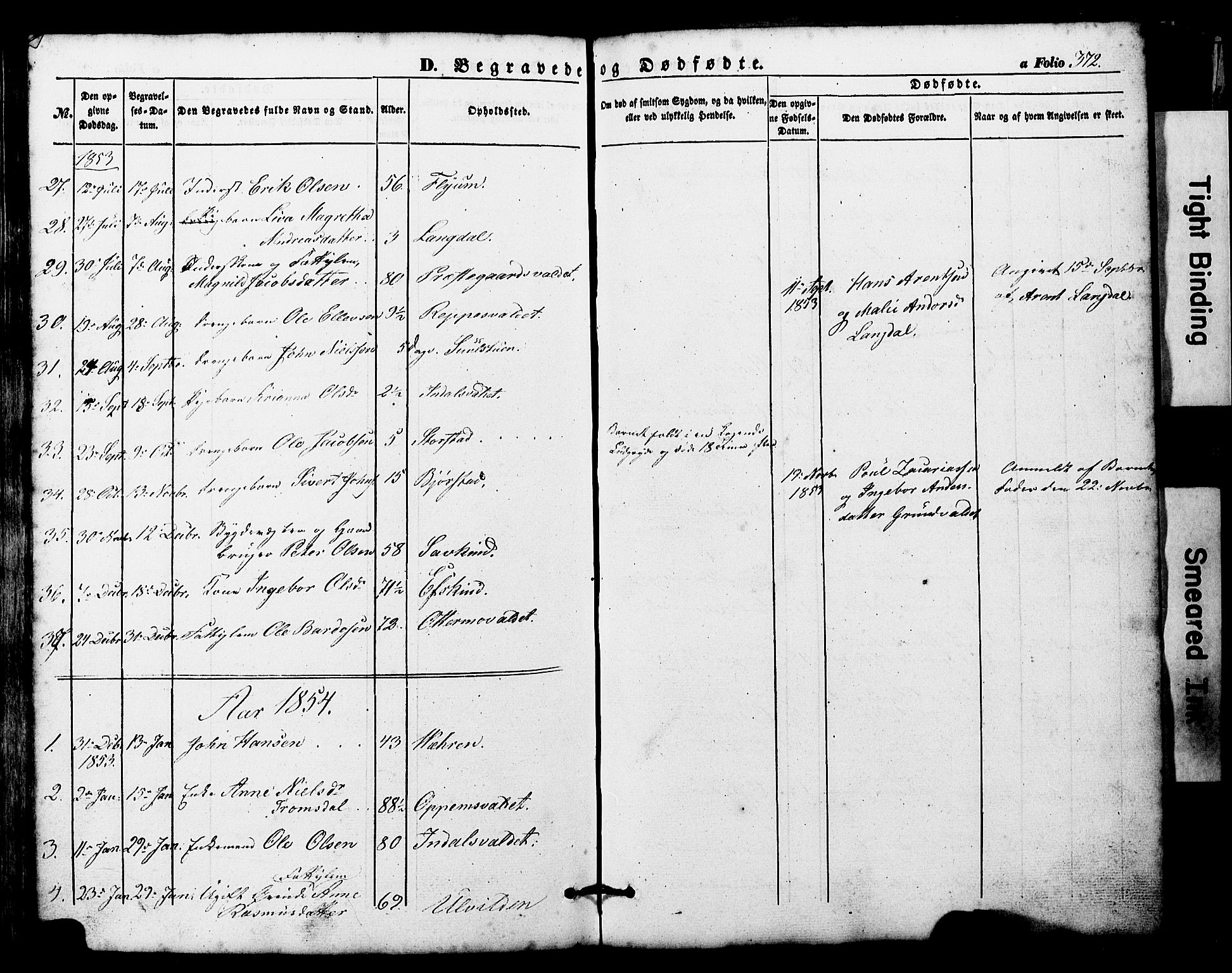 Ministerialprotokoller, klokkerbøker og fødselsregistre - Nord-Trøndelag, SAT/A-1458/724/L0268: Parish register (copy) no. 724C04, 1846-1878, p. 372