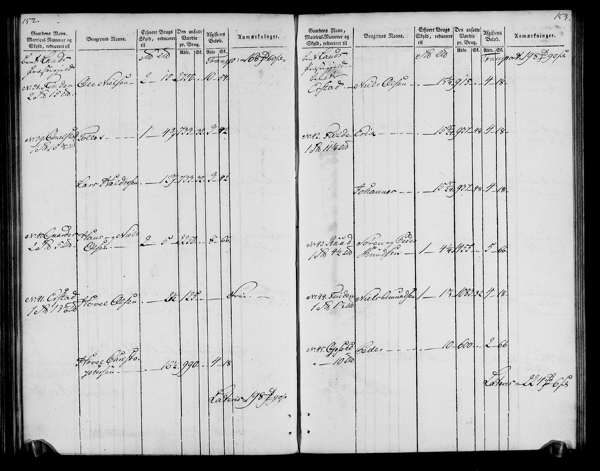 Rentekammeret inntil 1814, Realistisk ordnet avdeling, AV/RA-EA-4070/N/Ne/Nea/L0043: Valdres fogderi. Oppebørselsregister, 1803-1804, p. 80