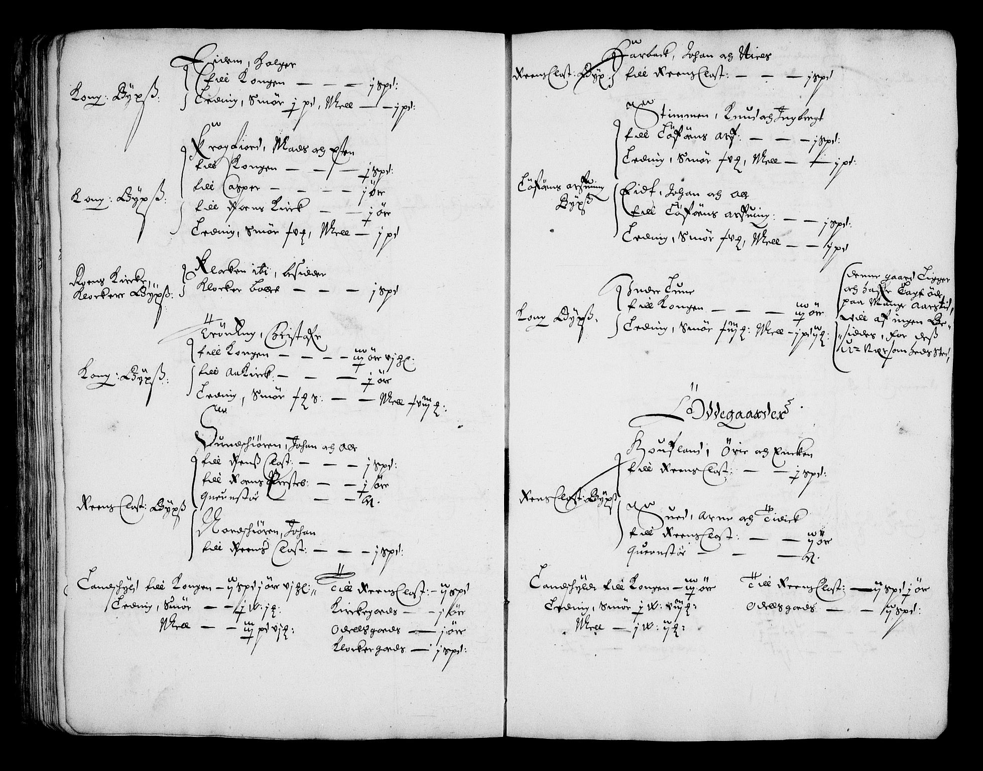 Rentekammeret inntil 1814, Realistisk ordnet avdeling, AV/RA-EA-4070/N/Na/L0002/0002: [XI g]: Trondheims stifts jordebøker: / Fosen fogderi, 1664