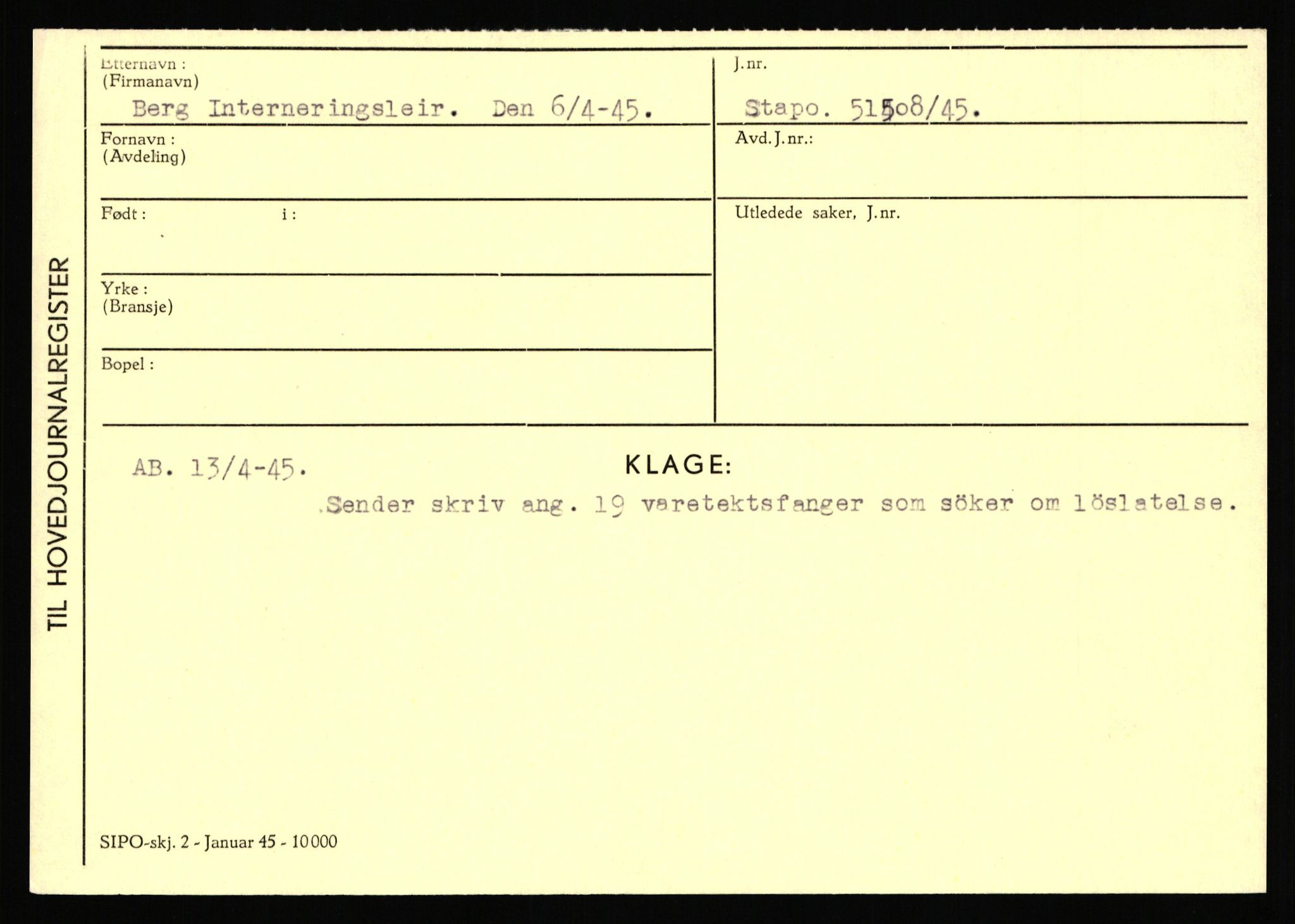 Statspolitiet - Hovedkontoret / Osloavdelingen, AV/RA-S-1329/C/Ca/L0002: Arneberg - Brand, 1943-1945, p. 1965