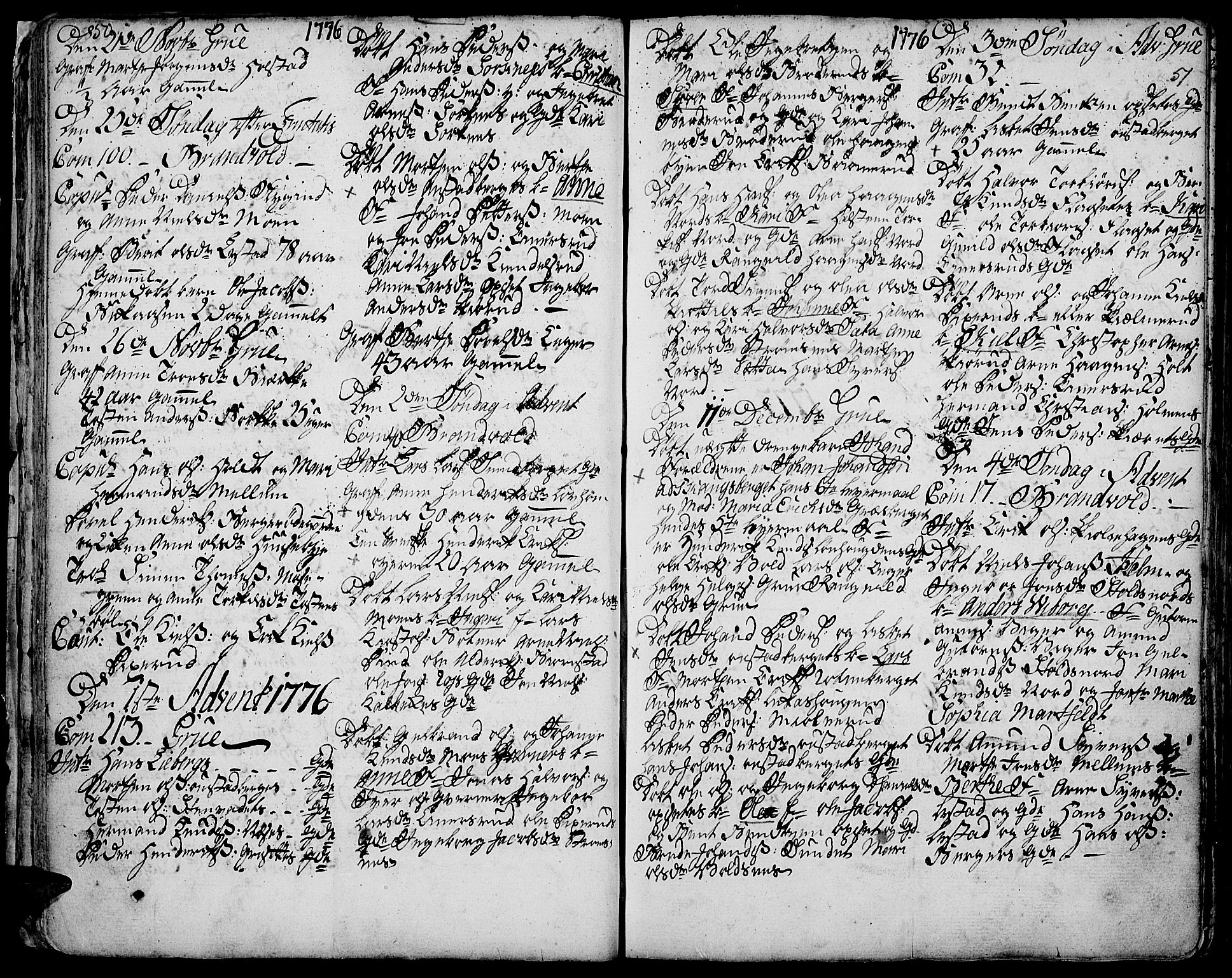 Grue prestekontor, SAH/PREST-036/H/Ha/Haa/L0003: Parish register (official) no. 3, 1774-1792, p. 50-51