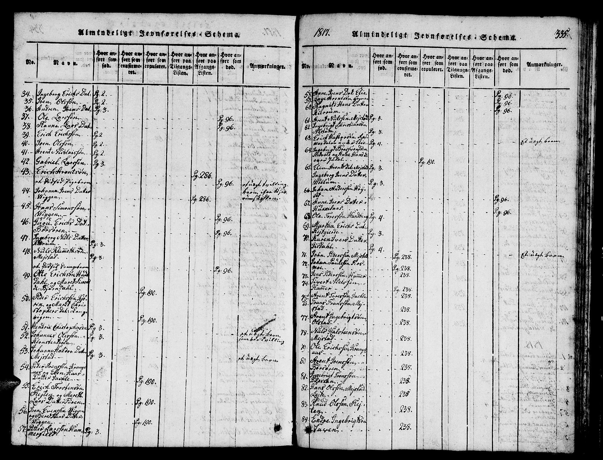 Ministerialprotokoller, klokkerbøker og fødselsregistre - Sør-Trøndelag, SAT/A-1456/665/L0776: Parish register (copy) no. 665C01, 1817-1837, p. 335